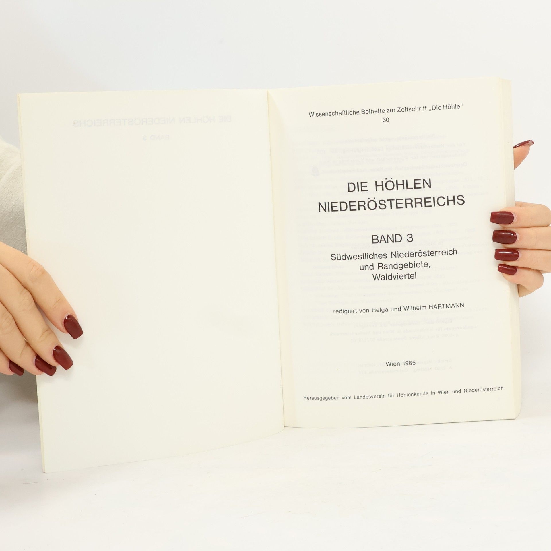 Autorenkollektiv Die Höhlen Niederösterreichs. Band 3