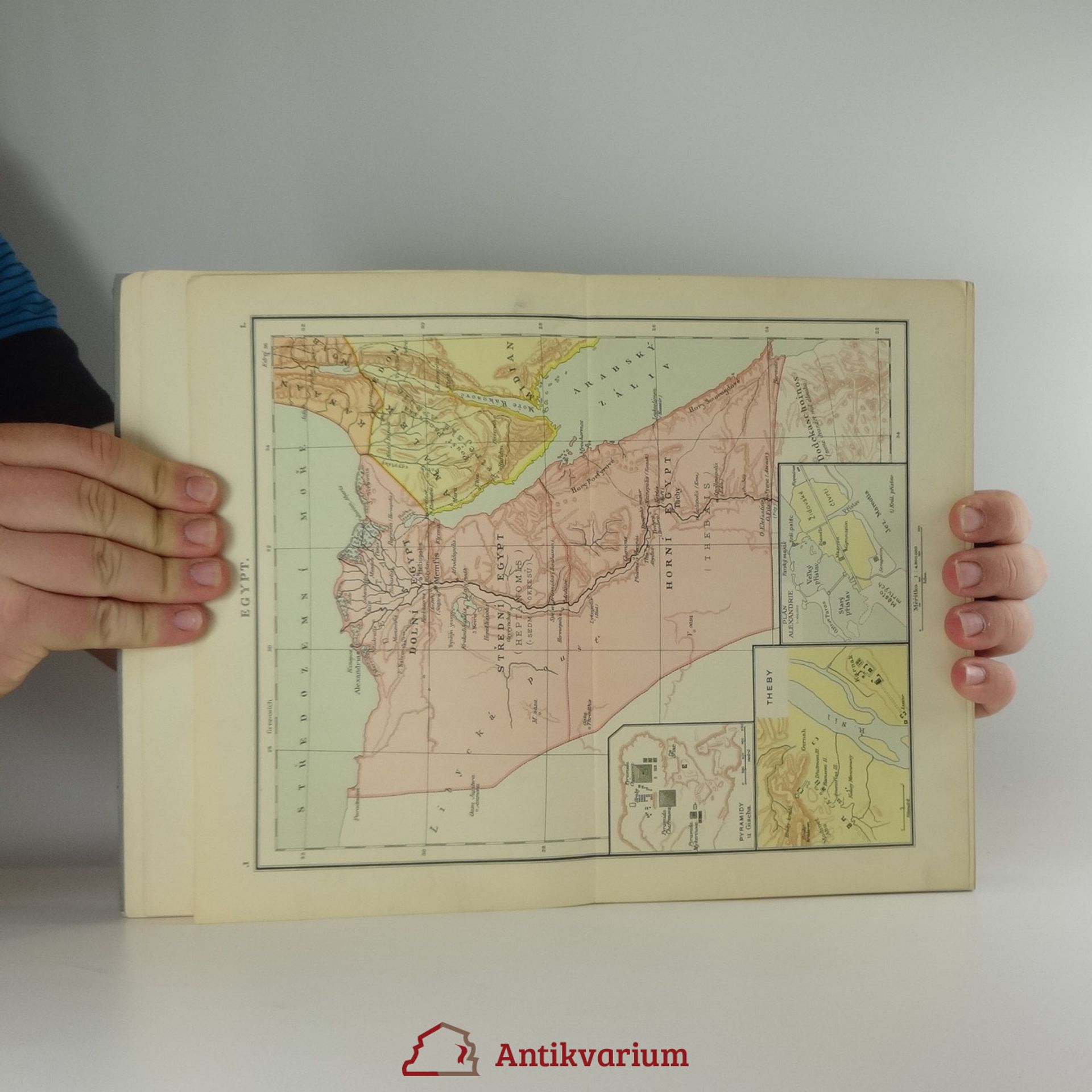 Antonín Balcar Historicko-zeměpisný atlas školní starého, středního a nového věku