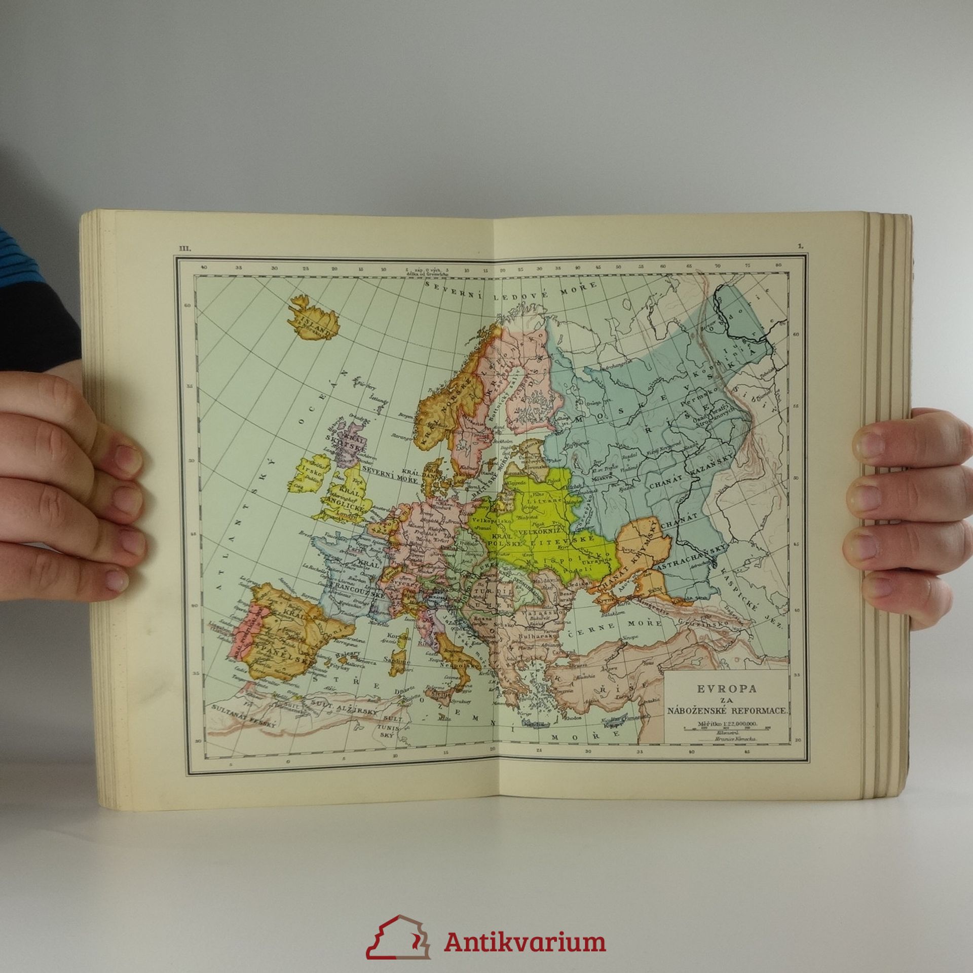 Antonín Balcar Historicko-zeměpisný atlas školní starého, středního a nového věku