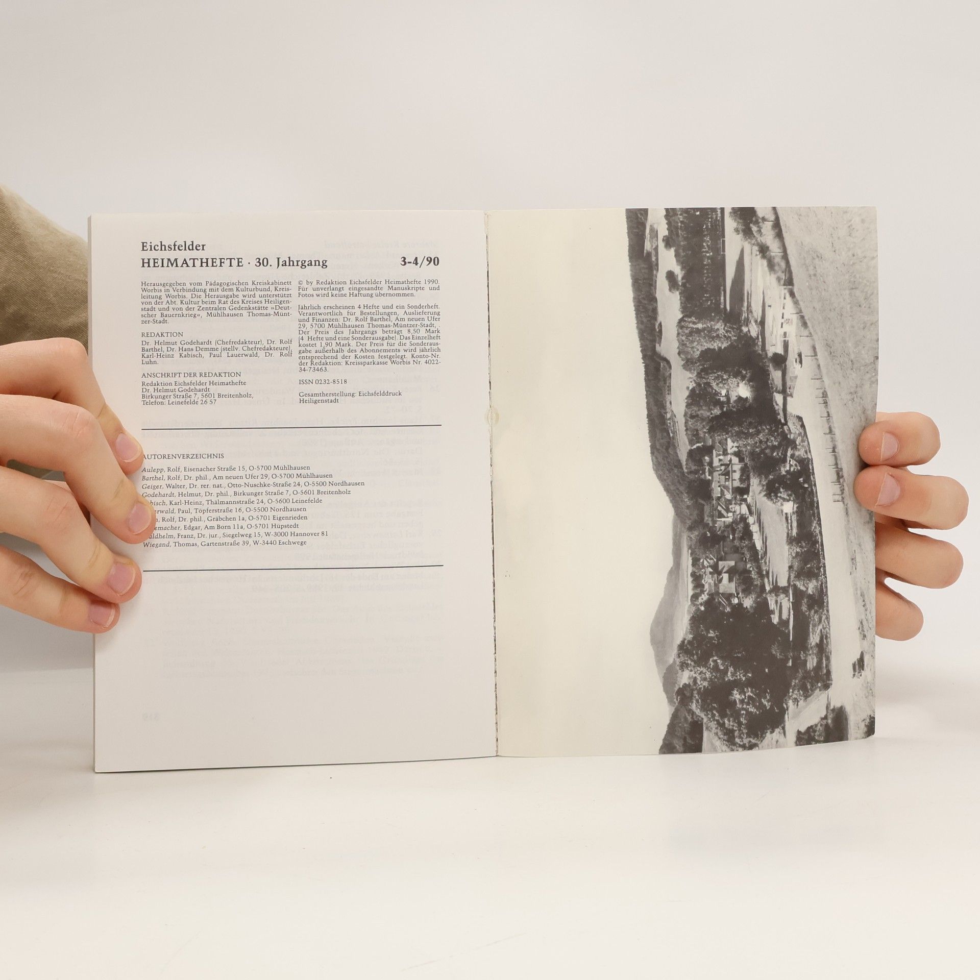 kolektiv Eichsfelder Heimathefte 3-4/90