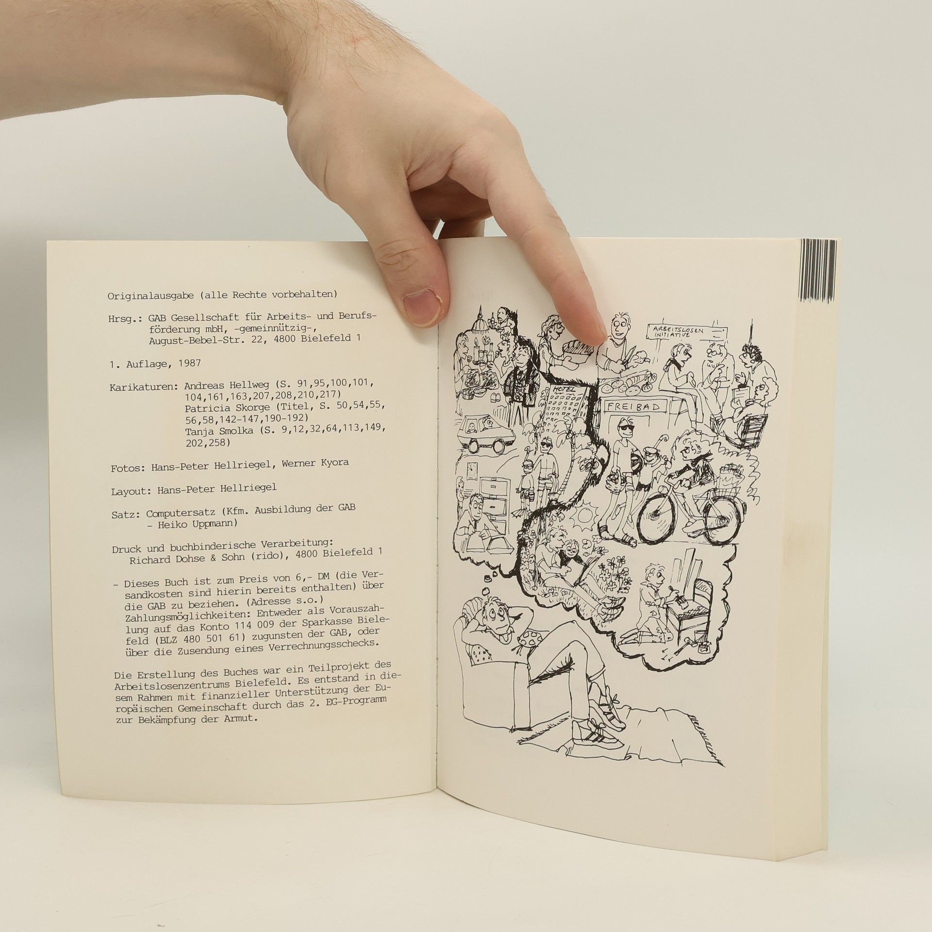 kolektiv Da Träumste von Lese- und Info-Buch für Arbeitslose