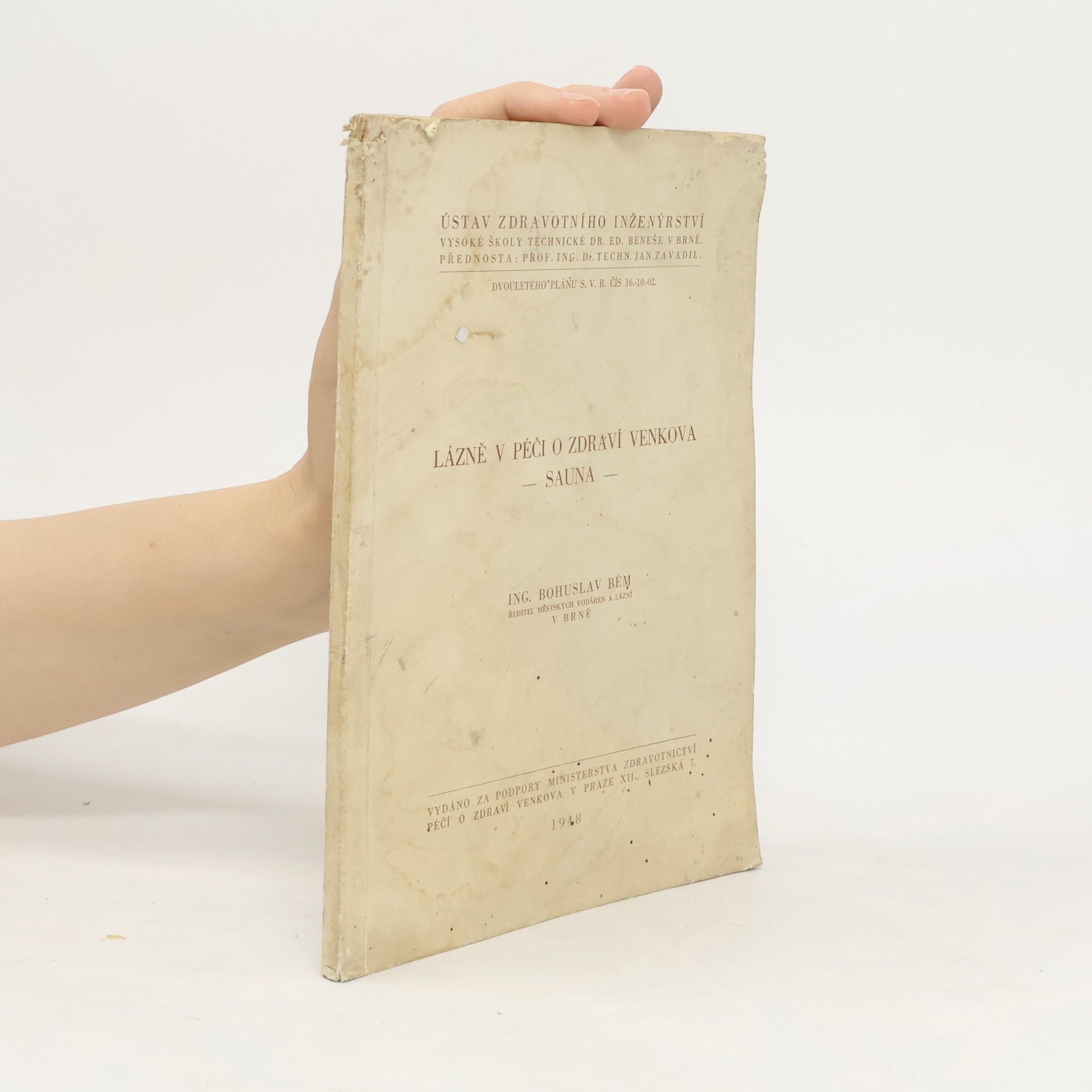 Bohuslav Bém Lázně v péči o zdraví venkova