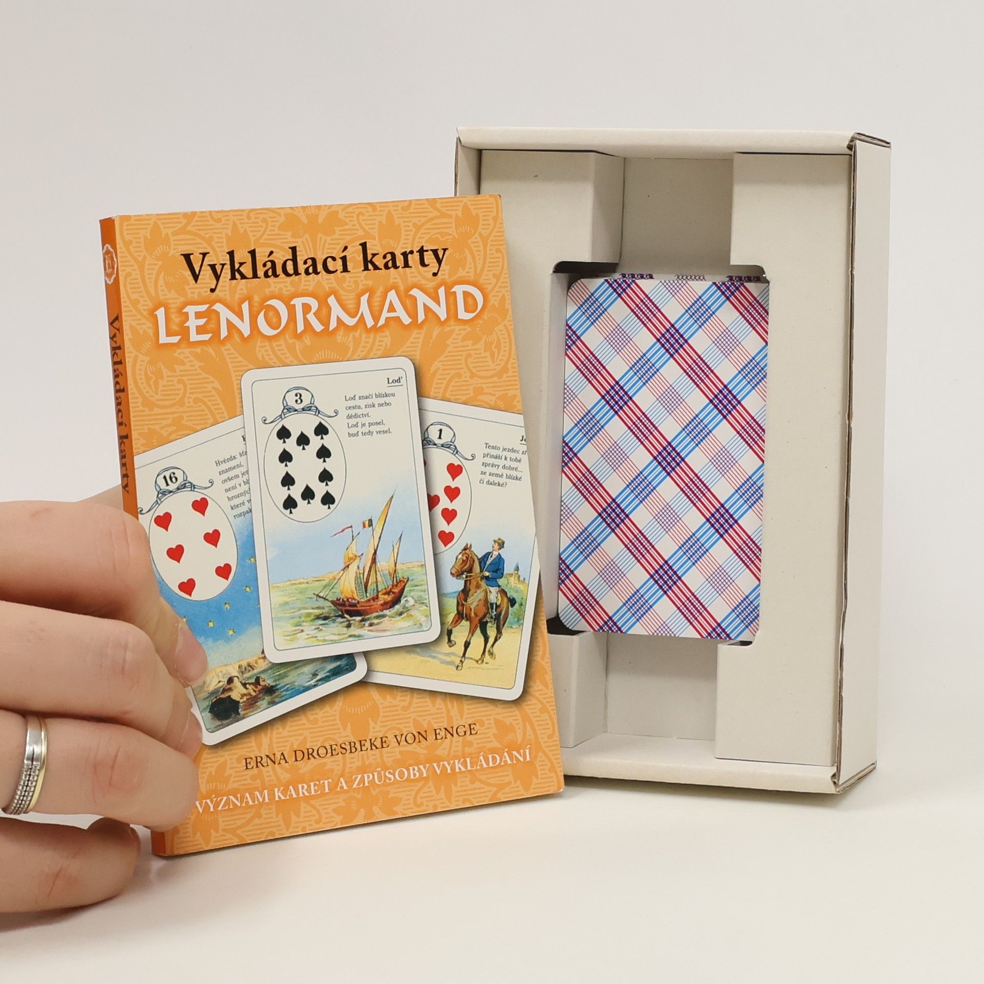 Erna Droesbeke von Enge Lenormand vykládací karty (kniha + 36 karet)