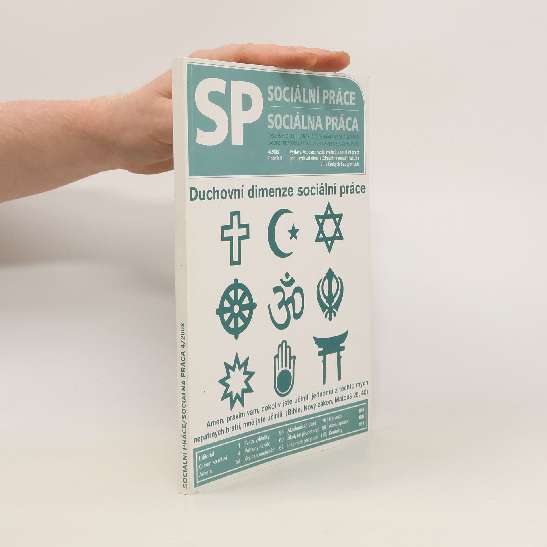 Auteurscollectief Sociální práce 4/2008