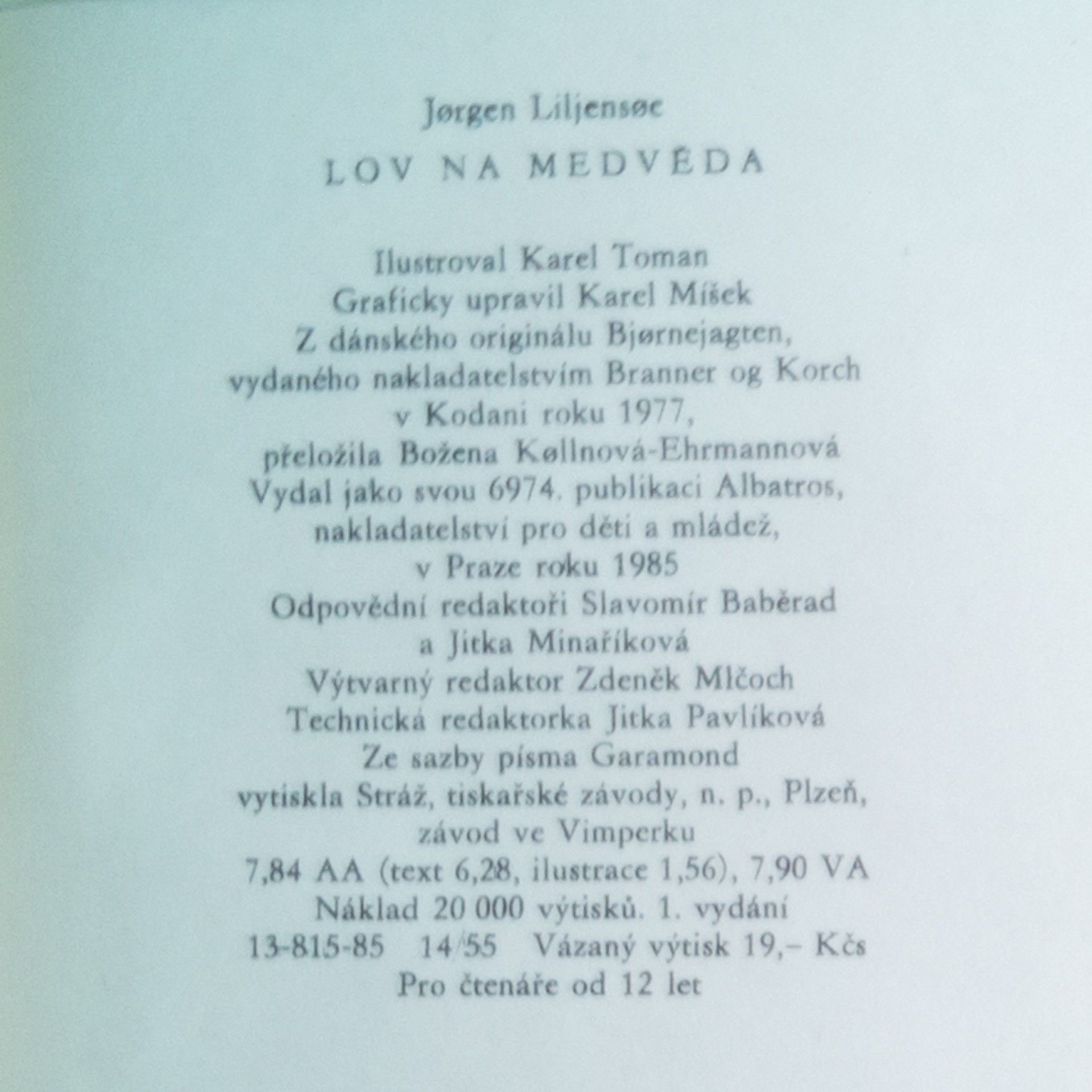 Jørgen Liljensøe Lov na medvěda