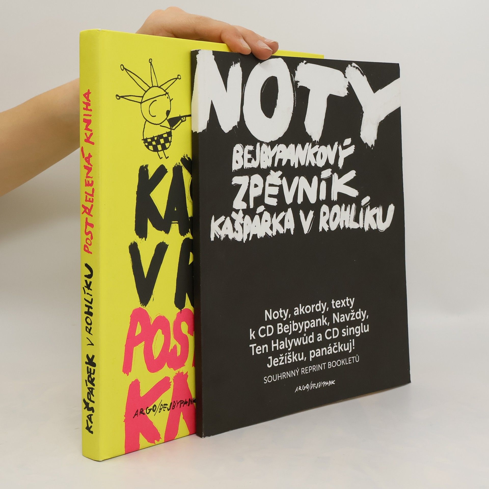 Autorenkollektiv Kašpárek v rohlíku. Postřelená kniha + Noty