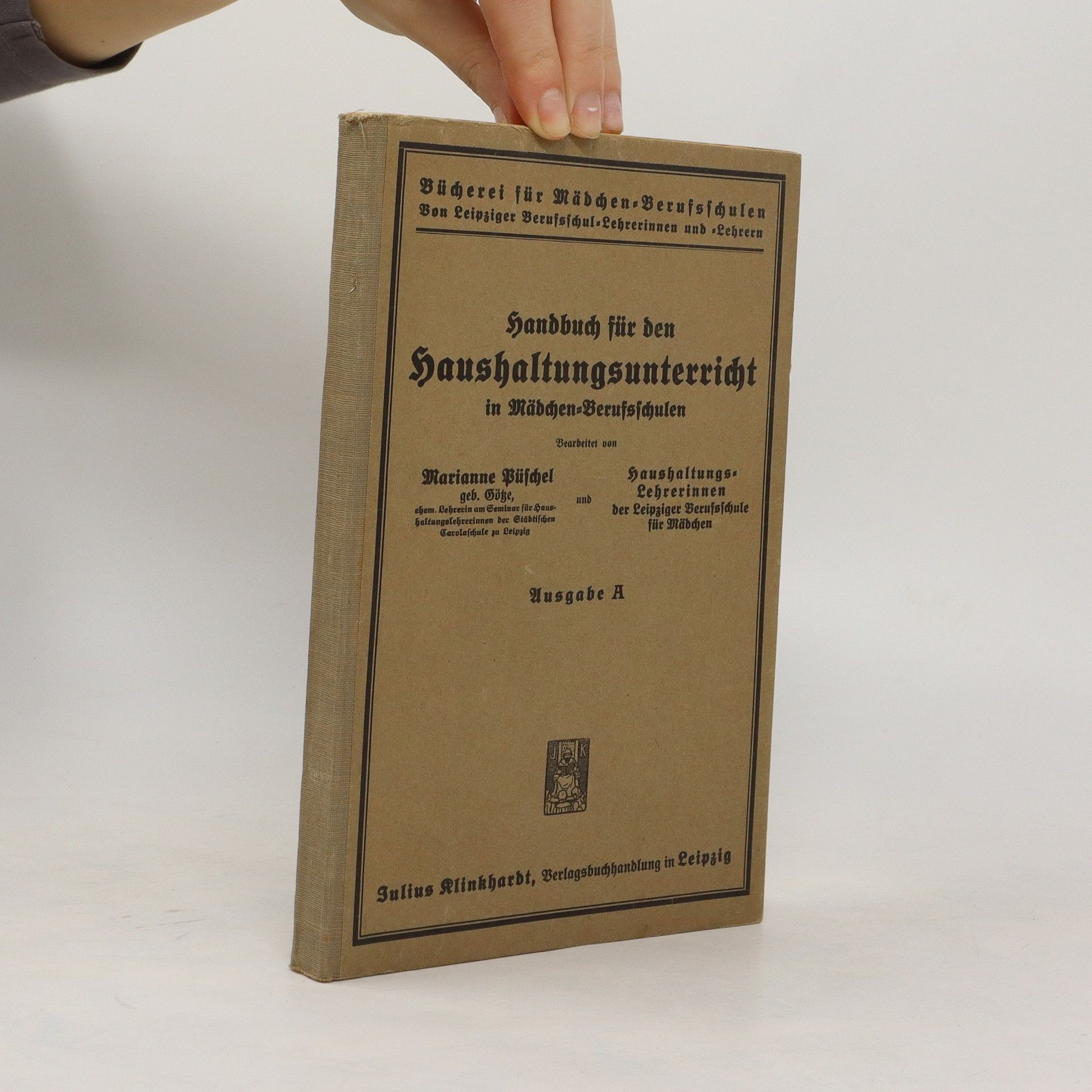 Marianne Büschel Handbuch fur ben Haushaltungsunterricht