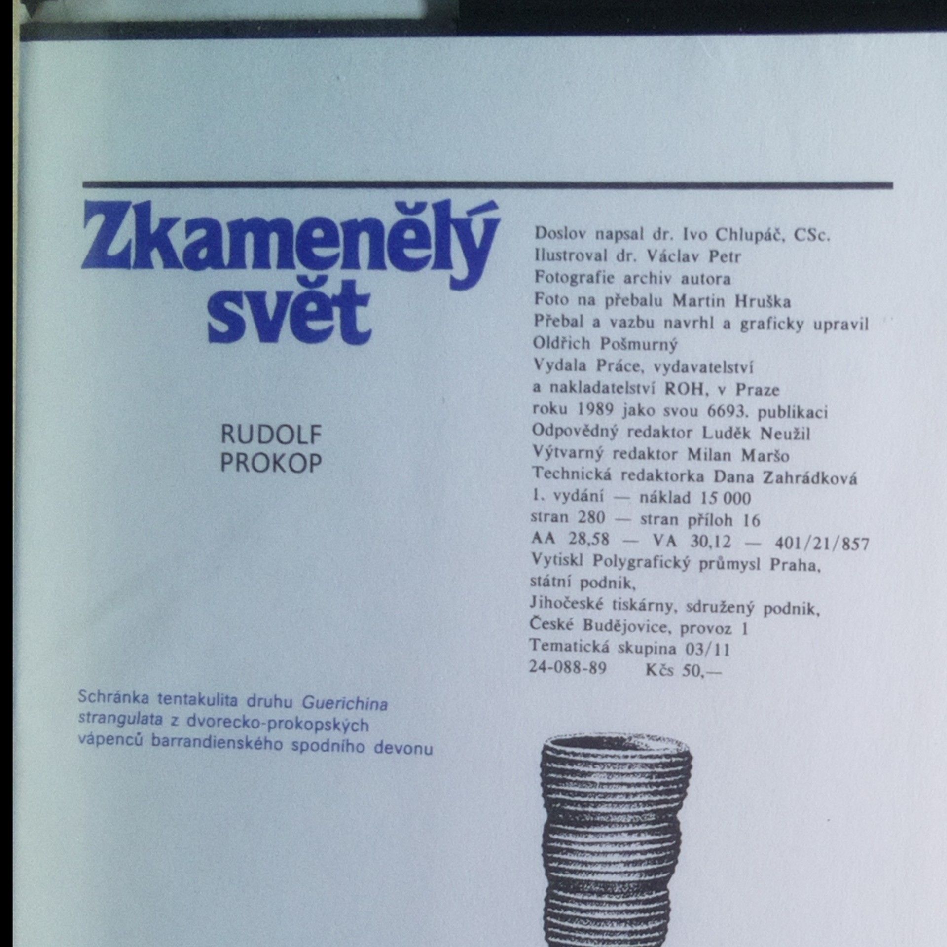 Rudolf Prokop Zkamenělý svět