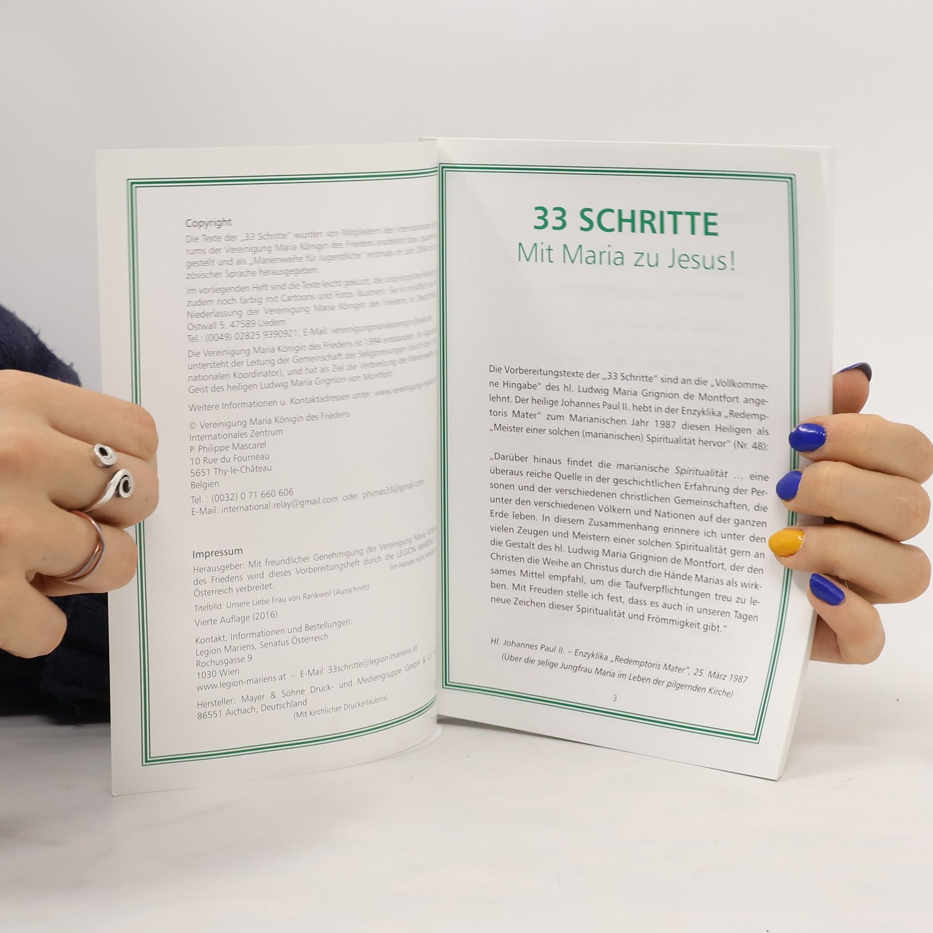 Autorenkollektiv 33 Schritte. Mit Maria zu Jesus!