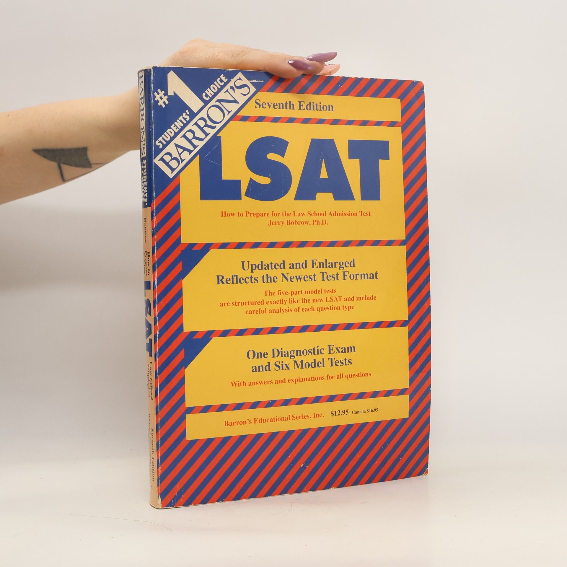 Jerry Bobrow Barron's how to Prepare for the LSAT, Law School Admission Test