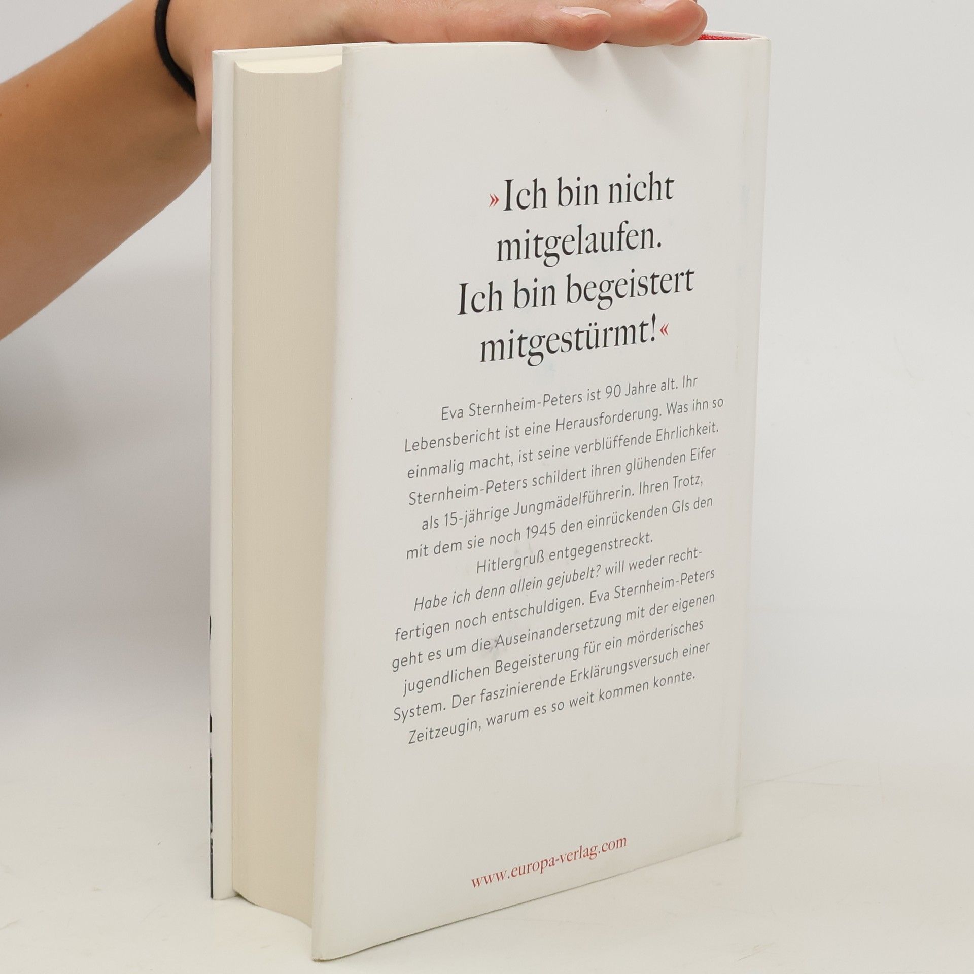 Eva Sternheim Peters Habe ich denn allein gejubelt?