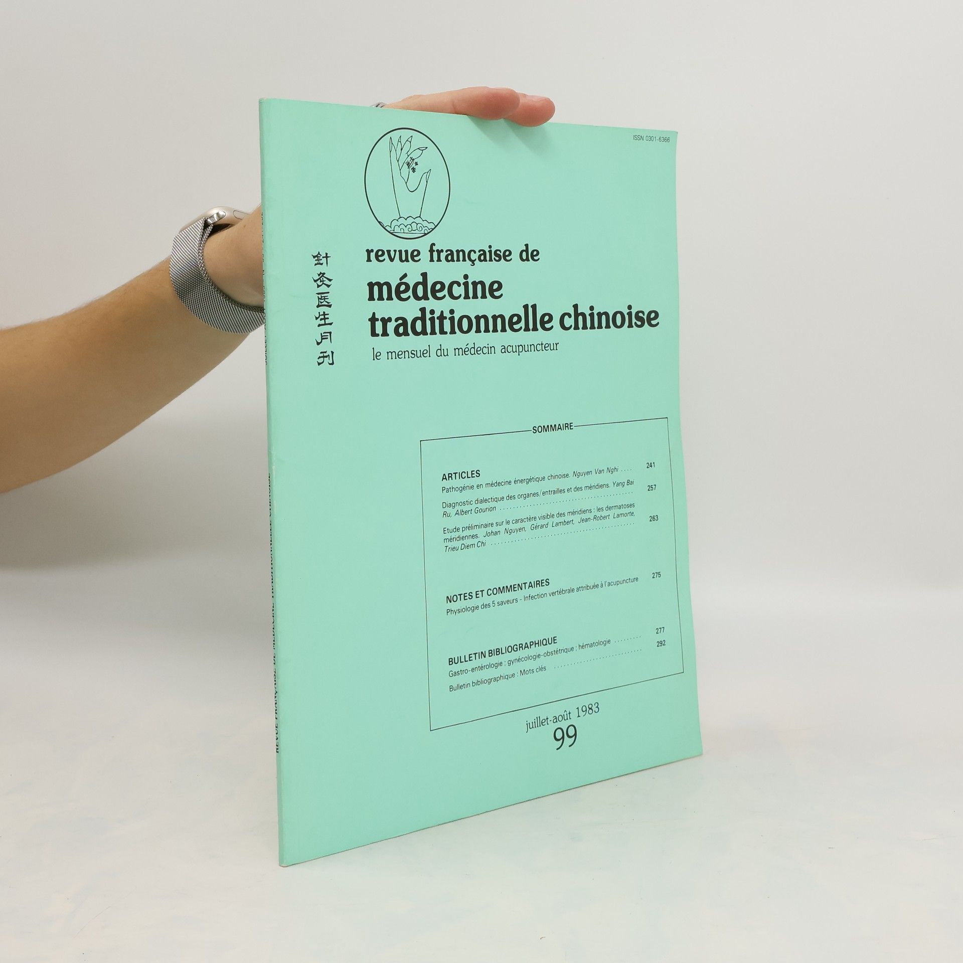 Collectif d'auteurs Revue française de médecine traditionnelle chinoise 7-8/1983