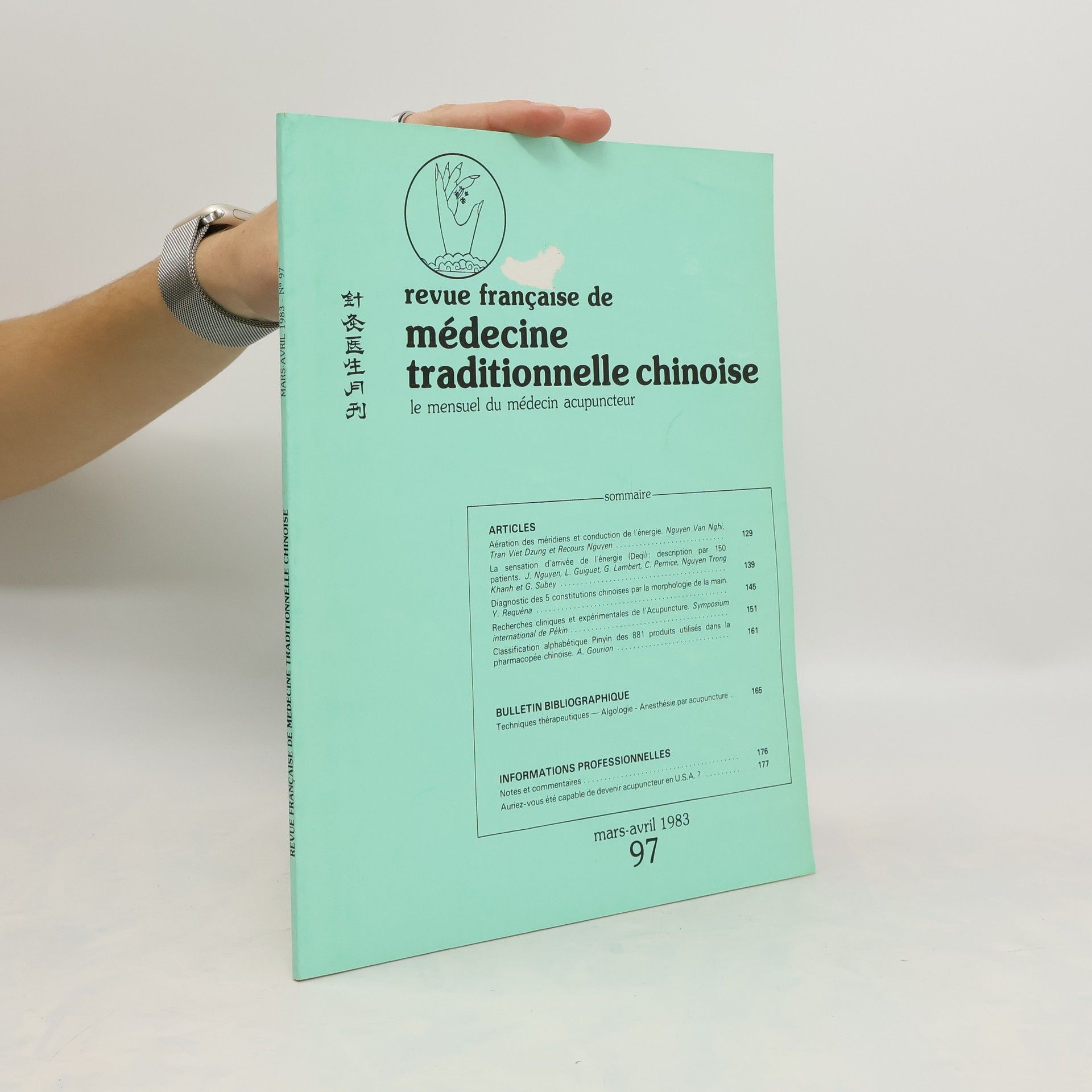 Collectif d'auteurs Revue française de médecine traditionnelle chinoise 3-4/1983