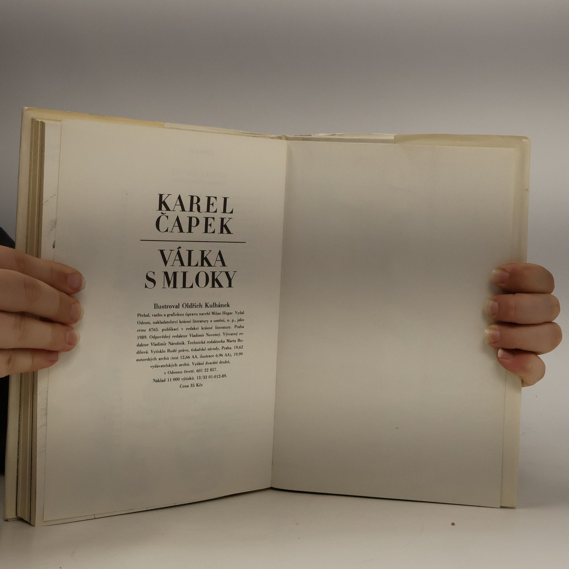 Karel Čapek Válka s mloky