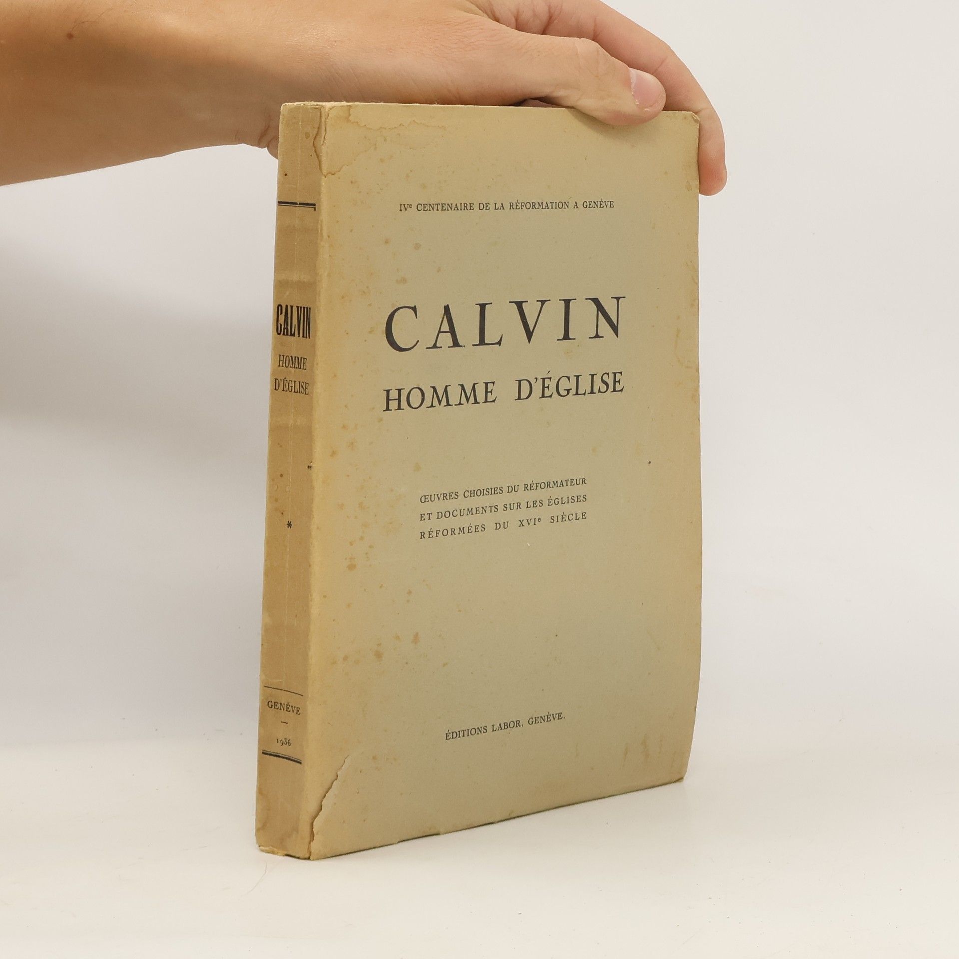 AA.VV. Calvin: homme d'Église