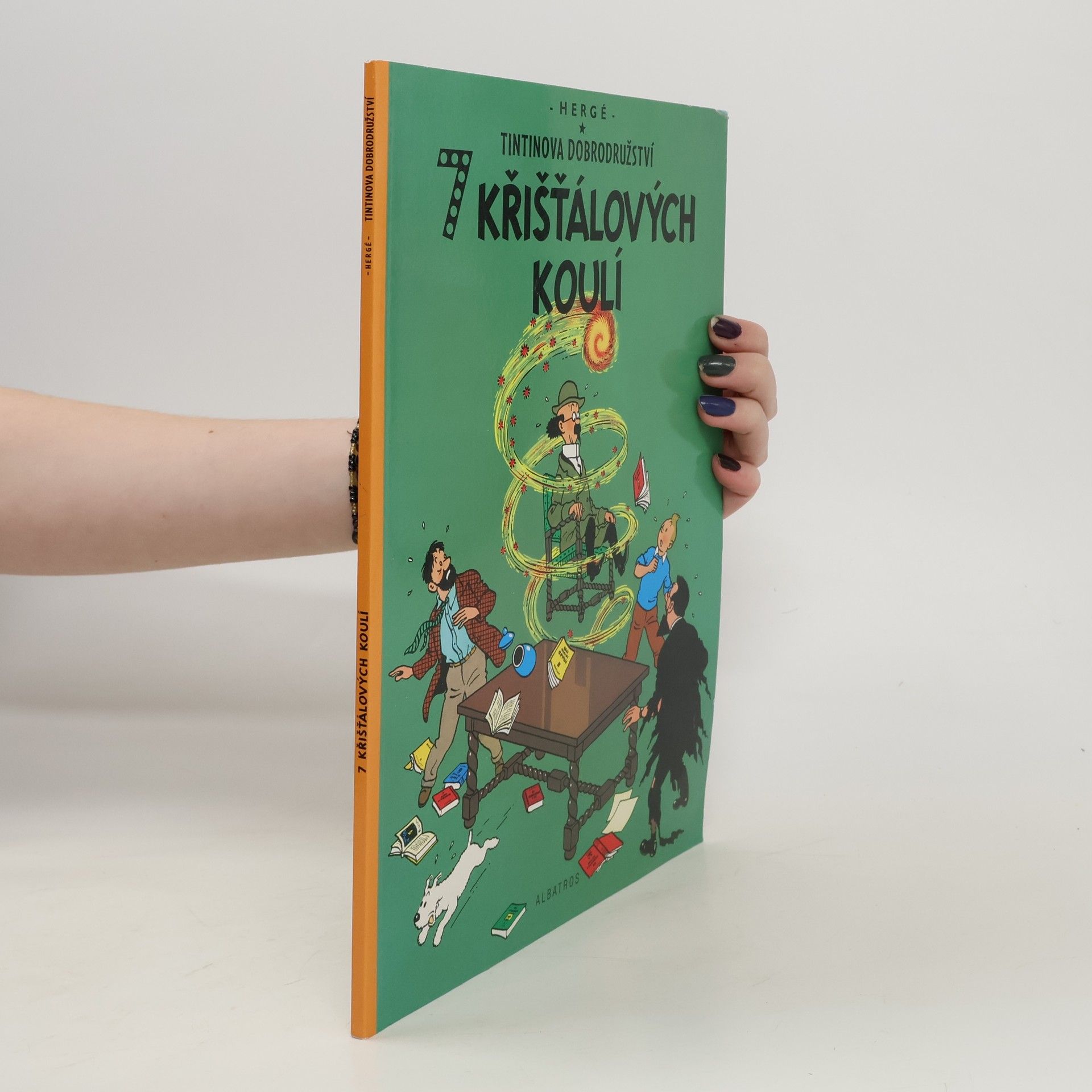 Hergé Tintinova dobrodružství. 7 křišťálových koulí