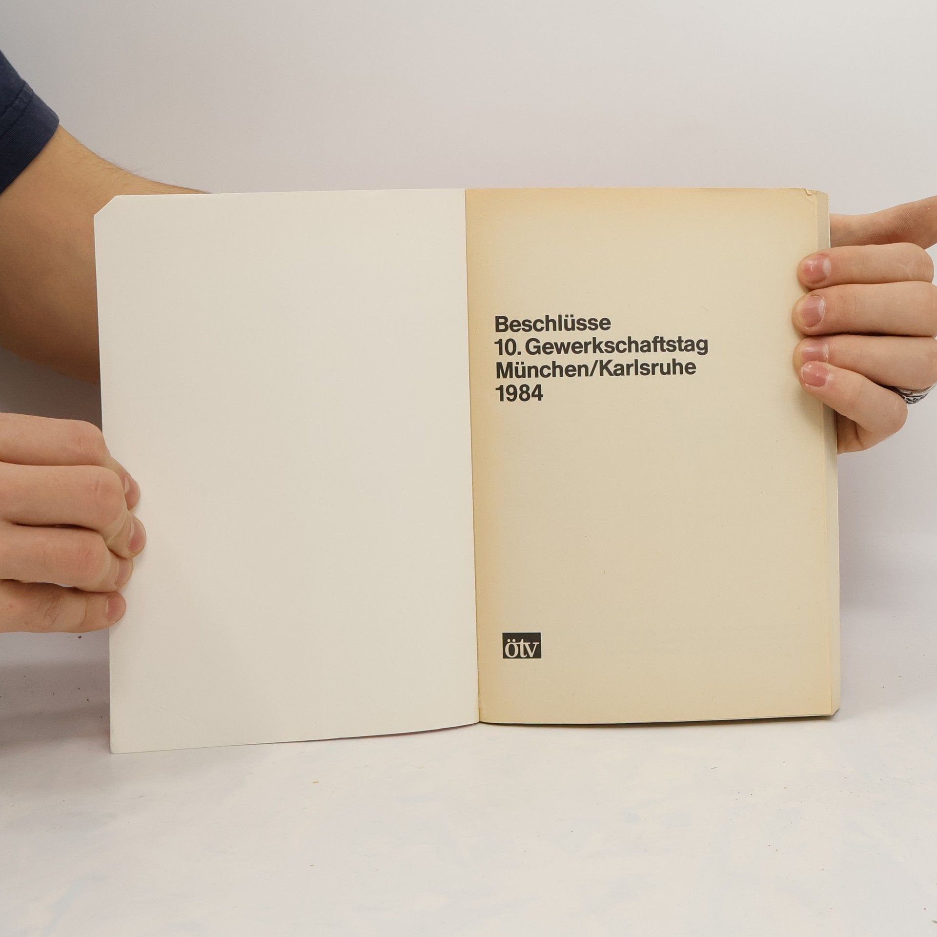 kolektiv Beschlüsse 10. Gewerkschaftstag München / Karlsruhe 1984