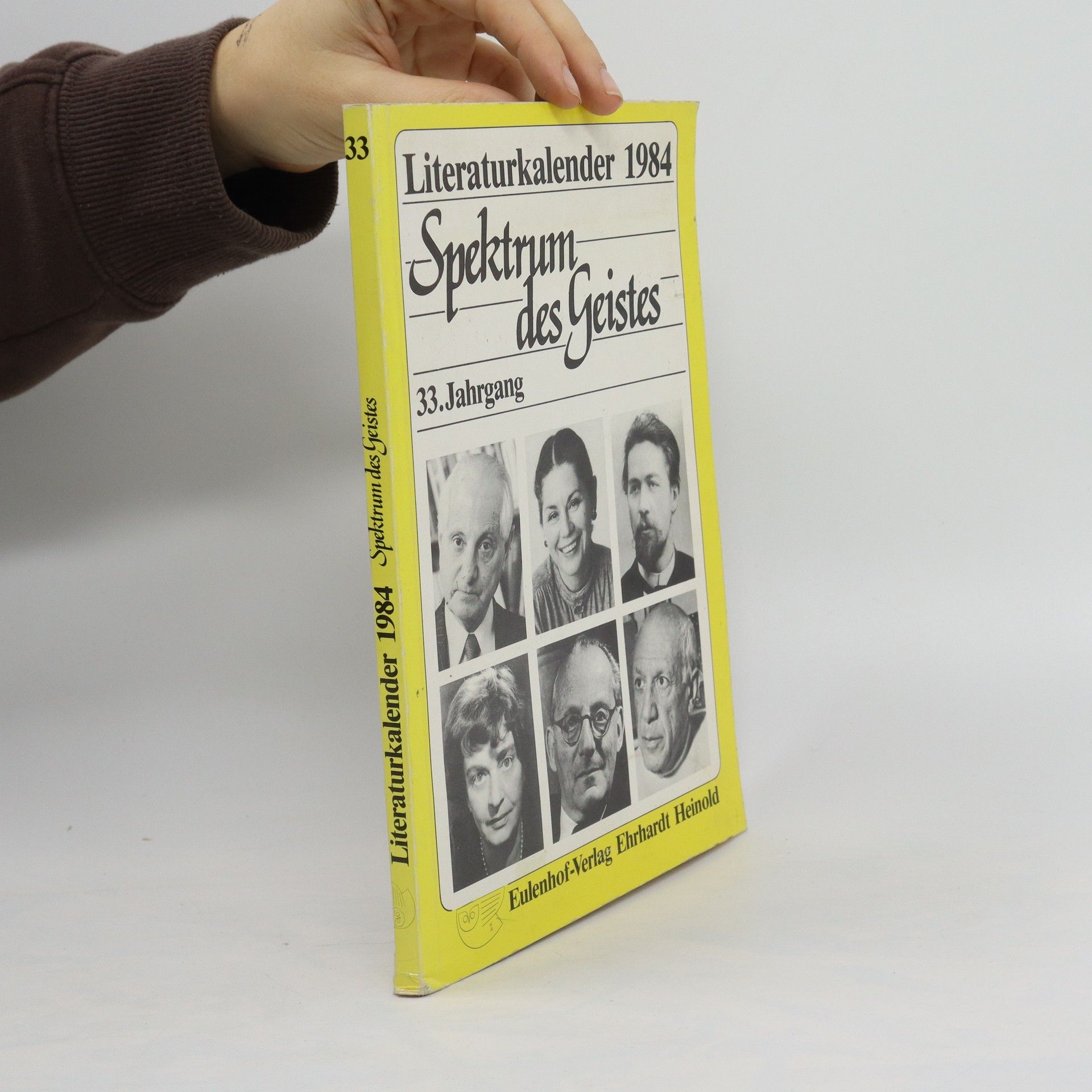 Auteurscollectief Spektrum des Geistes 33. Literaturkalender 1984