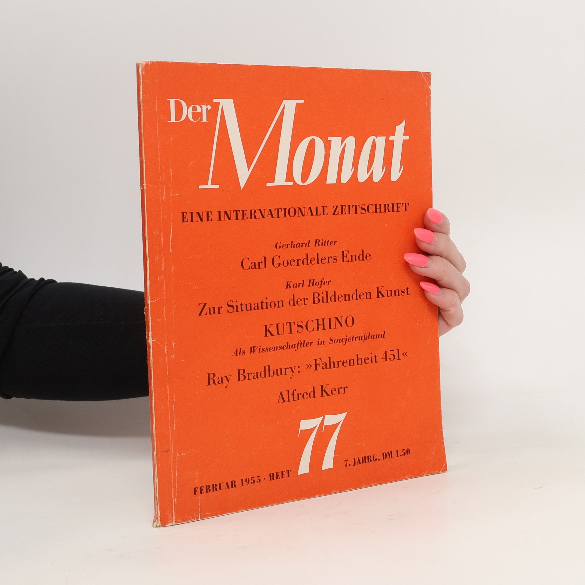 Autorenkollektiv Der Monat 77/1955