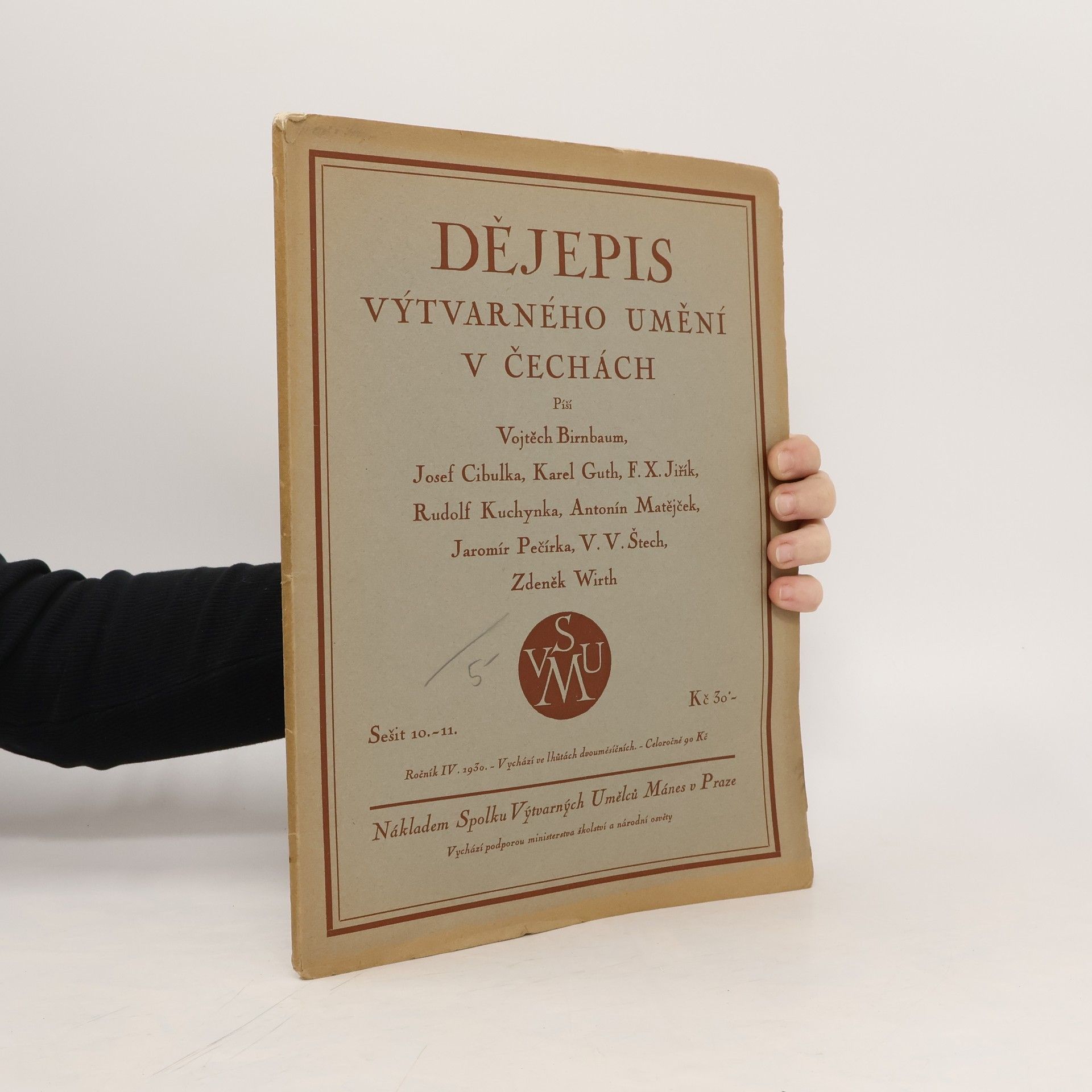 kolektiv Dějepis výtvarného umění v Čechách, ročník IV., sešit 14