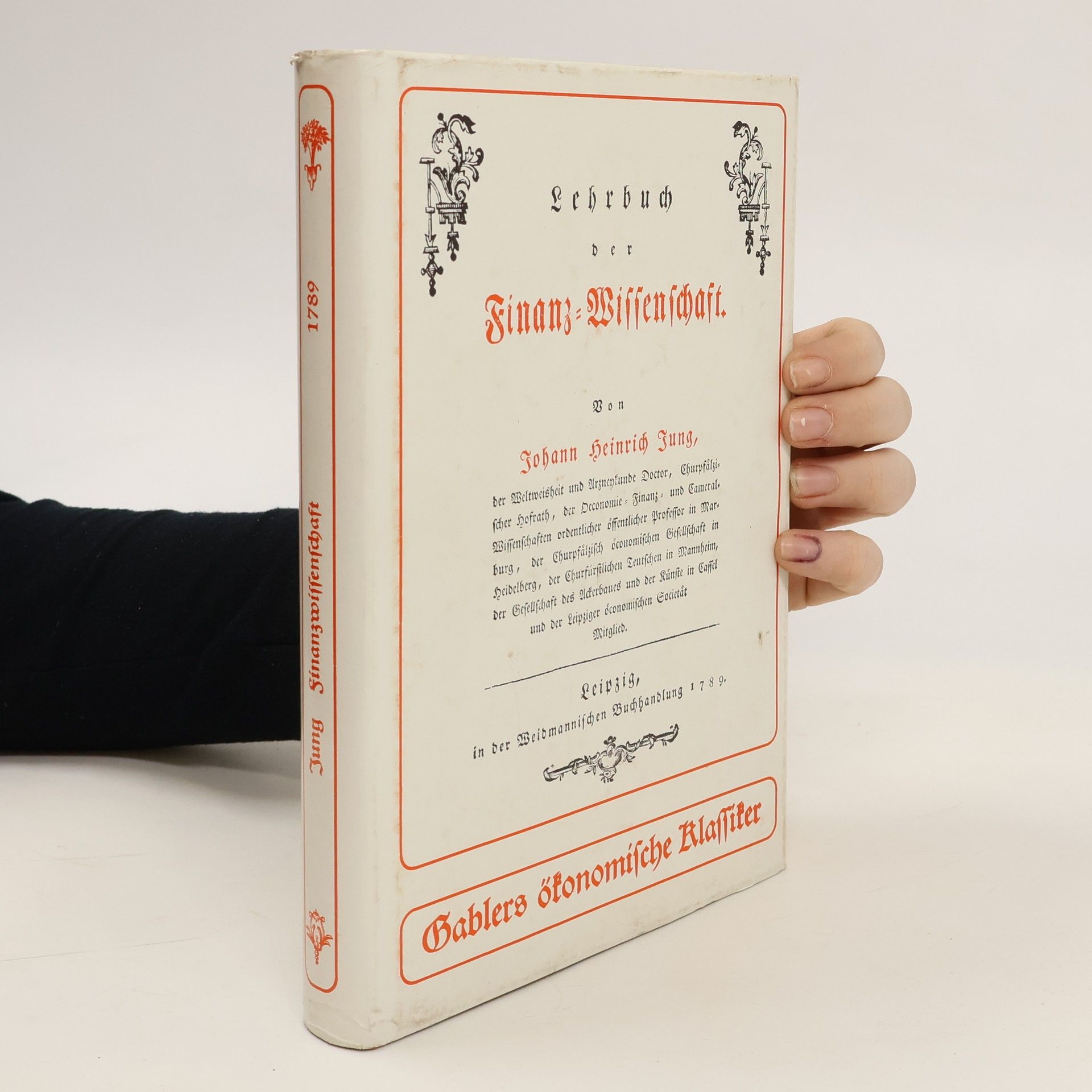 Johan Heinrich Jung Lehrbuch der Finanz-Wissenschaft