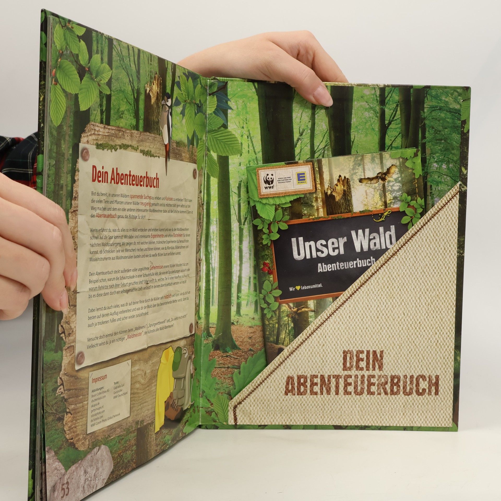 Autorenkollektiv Unser Wald. Mit 180 Stickern die Natur entdecken