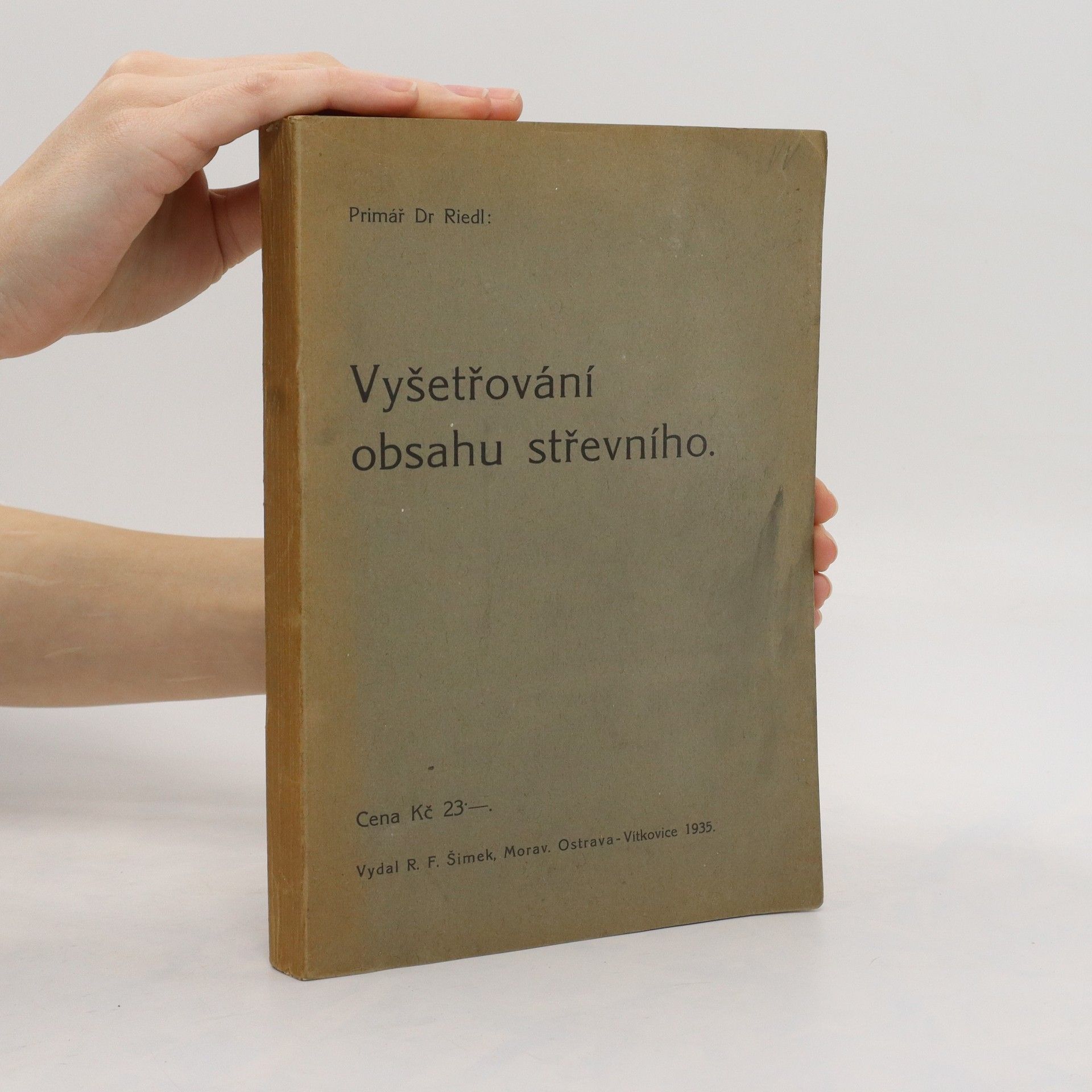 Dr. Riedl Vyšetřování obsahu střevního