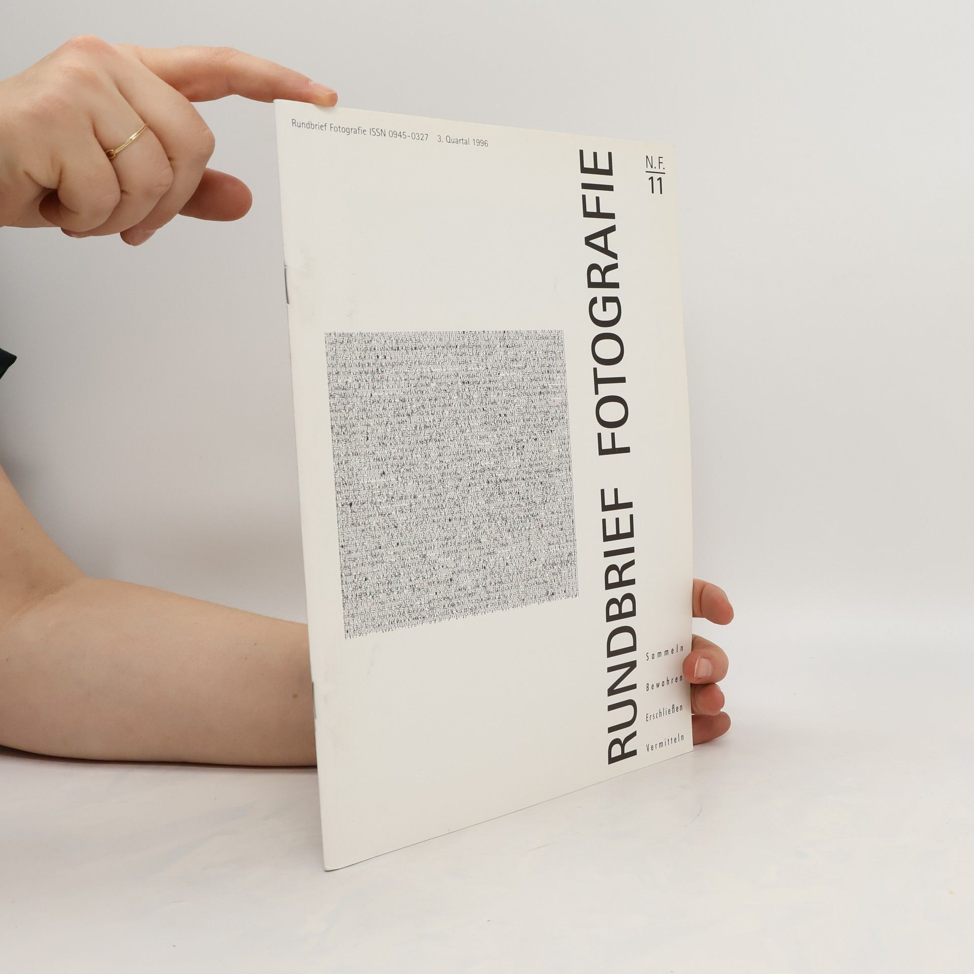 AA.VV. Rundbrief Fotografie 11/1996