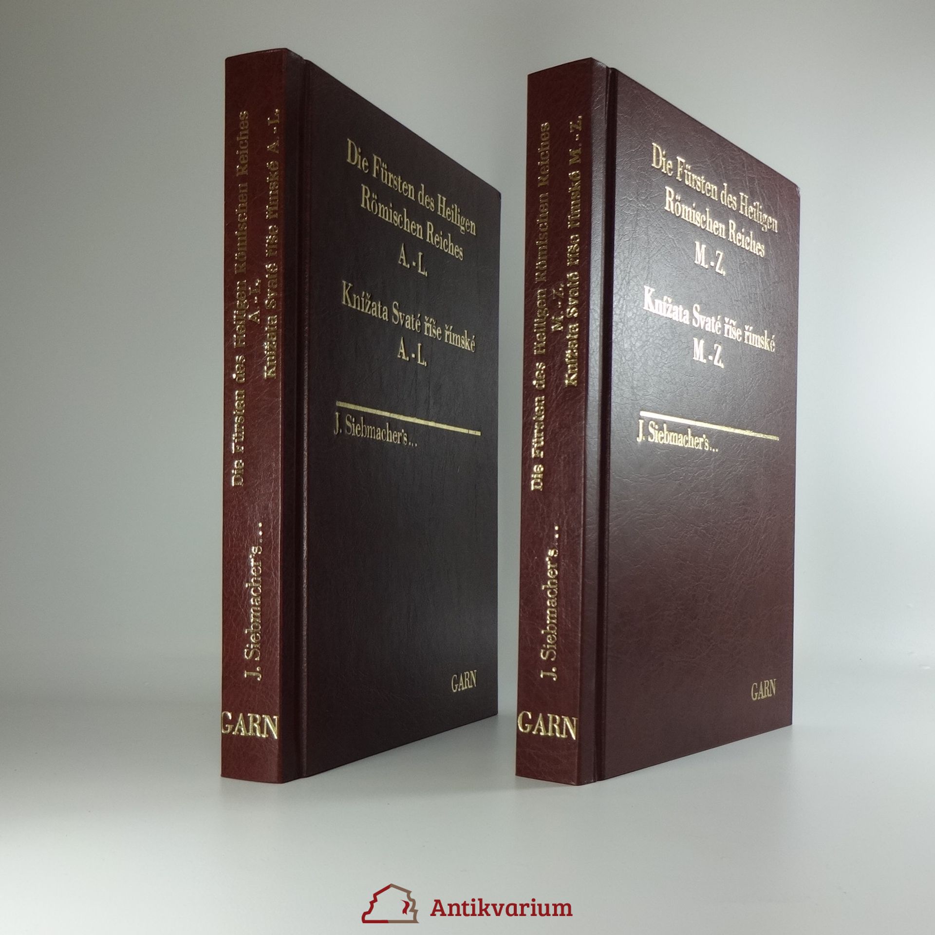 Die Fürsten des Heiligen Römischen Reiches A-Z. Knížata Svaté říše římské A-Z
