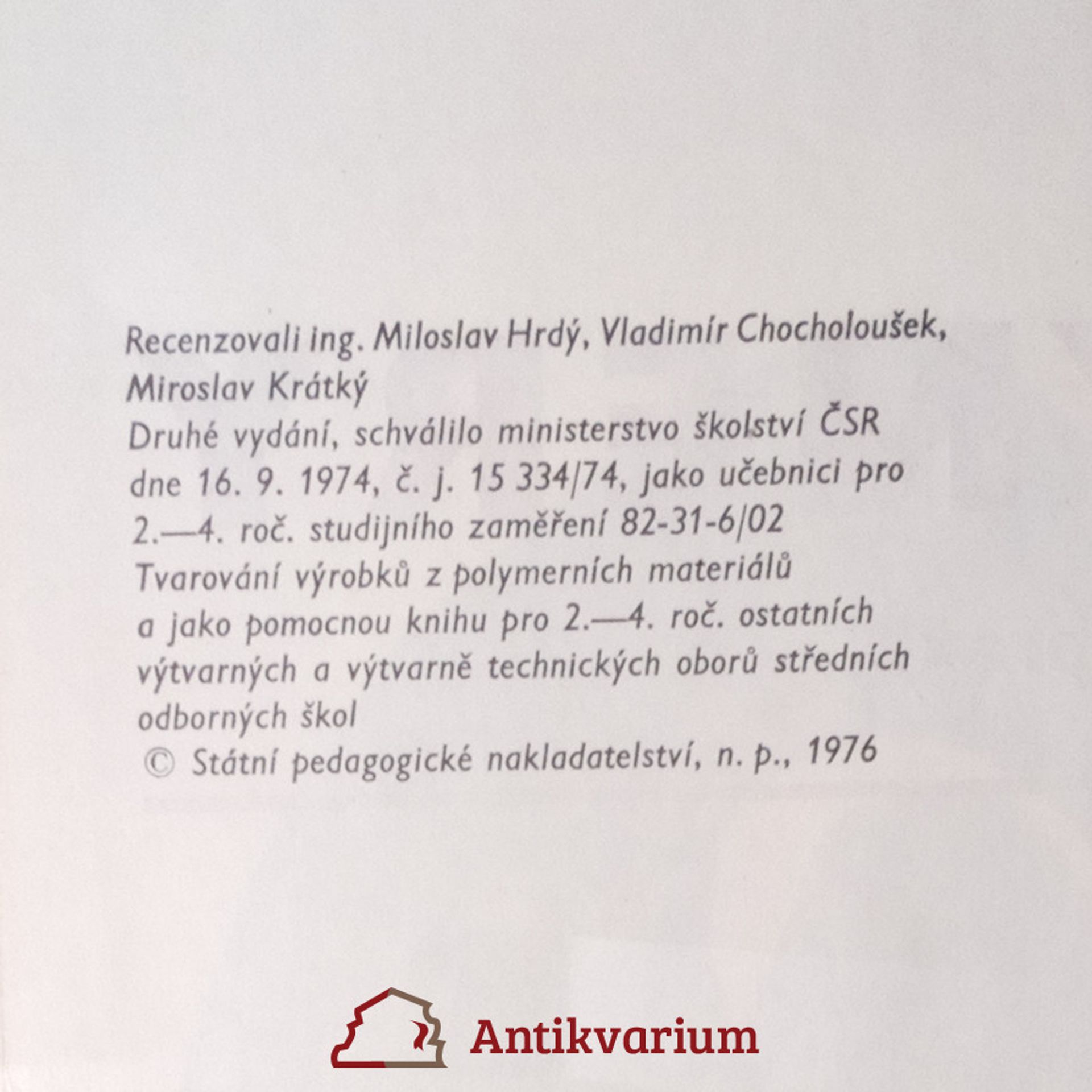 Miroslav Schätz Polymery ve výtvarné praxi