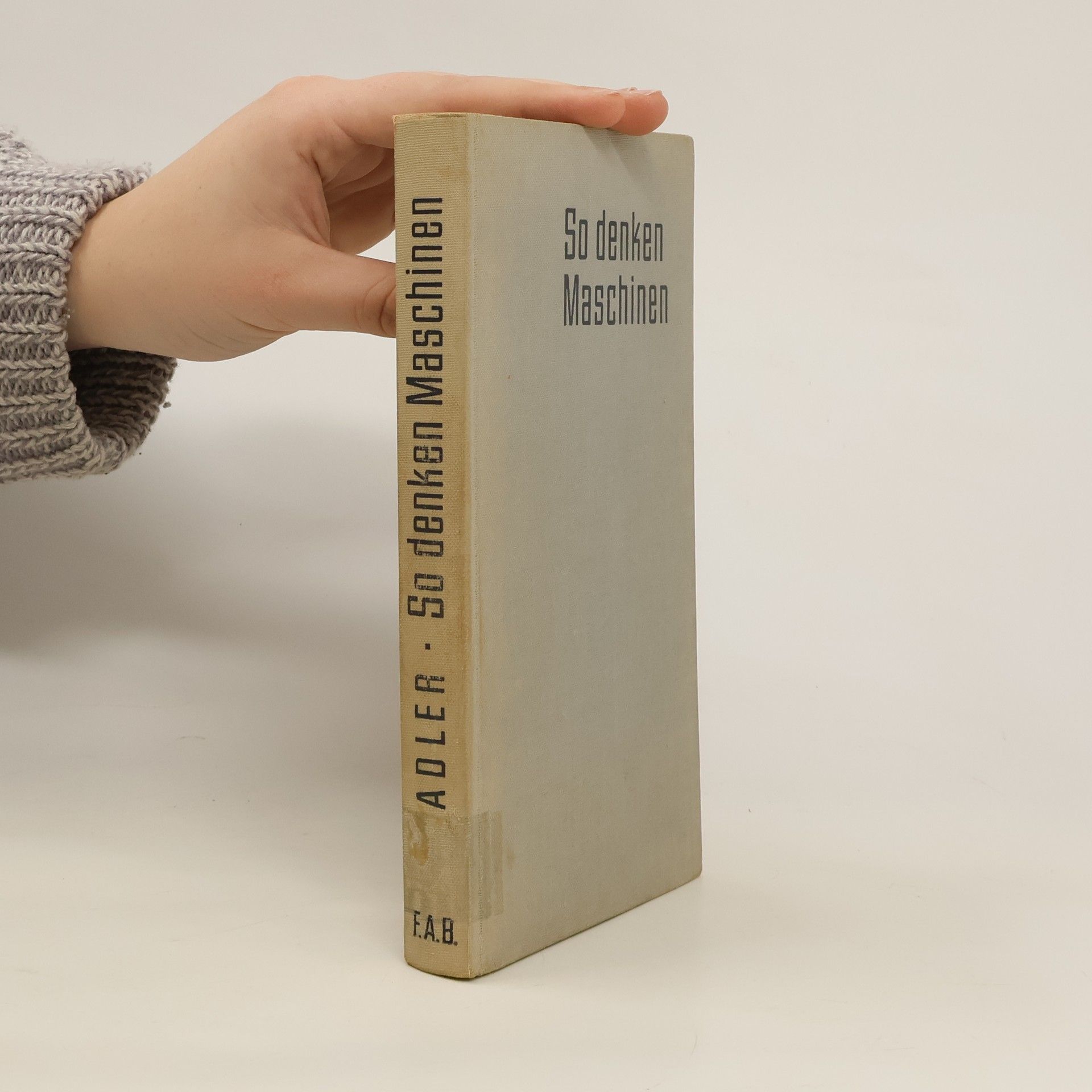 Irwing Alder So denken Maschinen