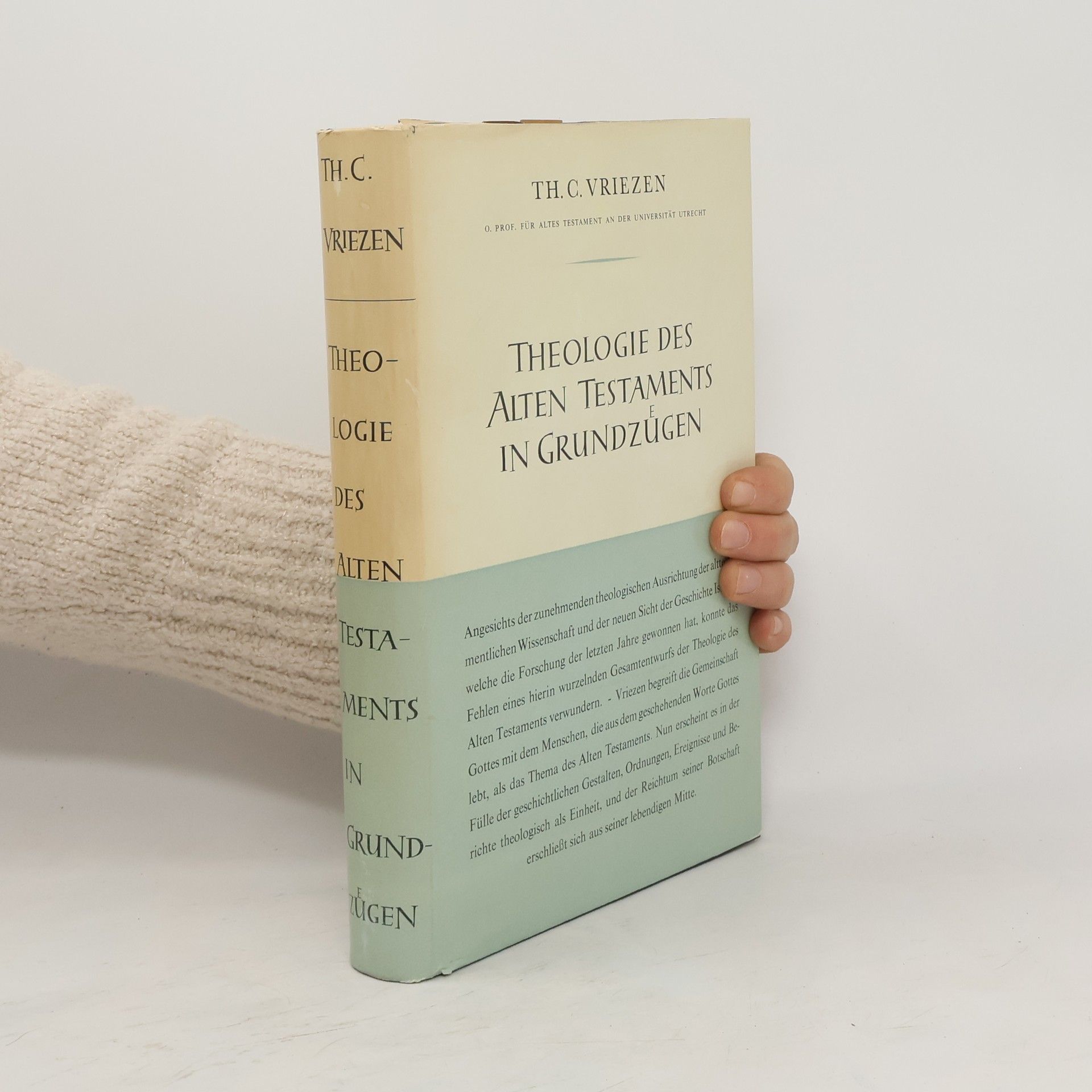 Th. C. Vriezen Theologie des alten Testaments in Grundzügen
