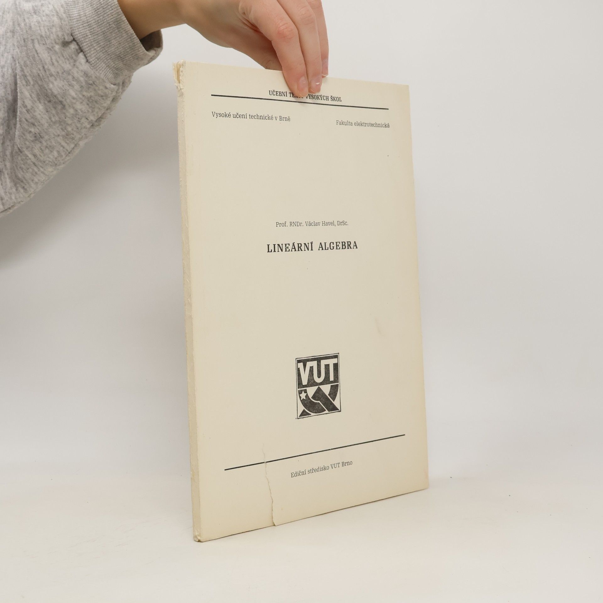Prof. RNDr. Václav Havel DrSc. Lineární algebra