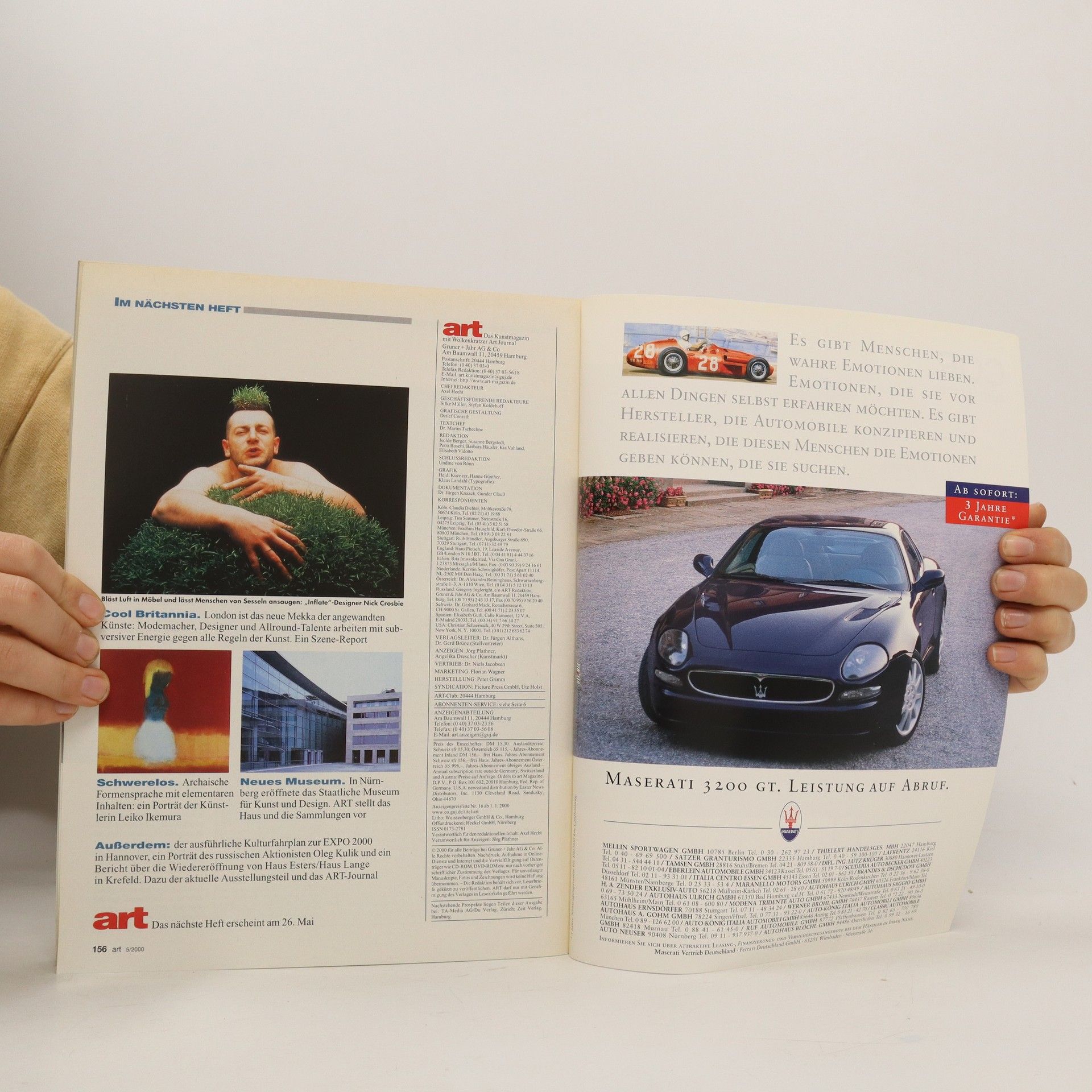 kolektiv art. Das Kunstmagazin 5/2000