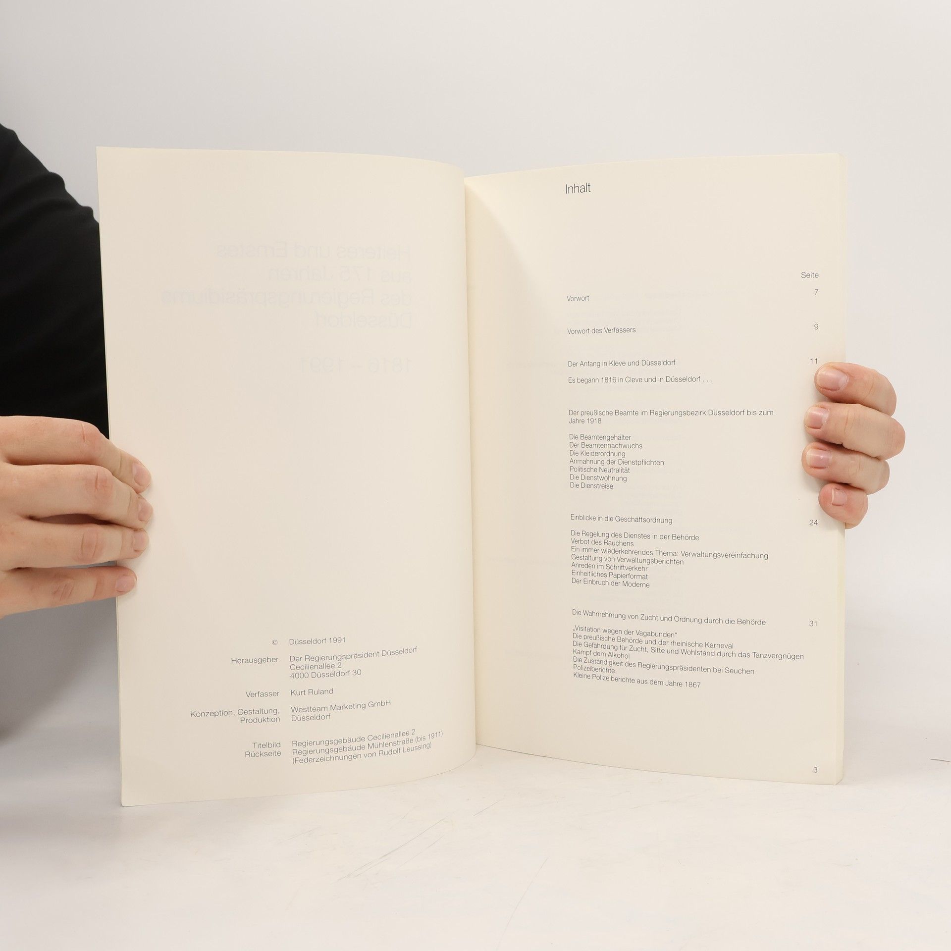 kolektiv Heiteres und Ernstes aus 175 Jahren des Regierungspräsidiums Düsseldorf 1816-1991