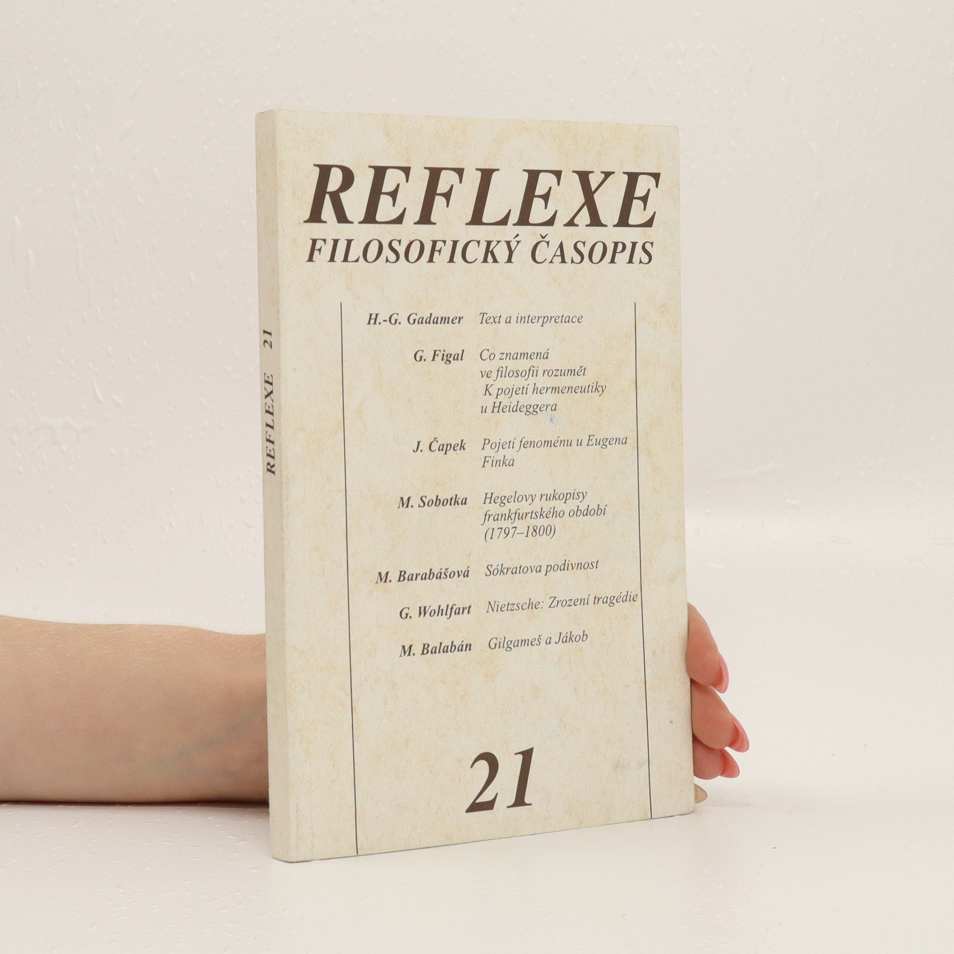 Collectif d'auteurs Reflexe. Filosofický časopis (č. 21)