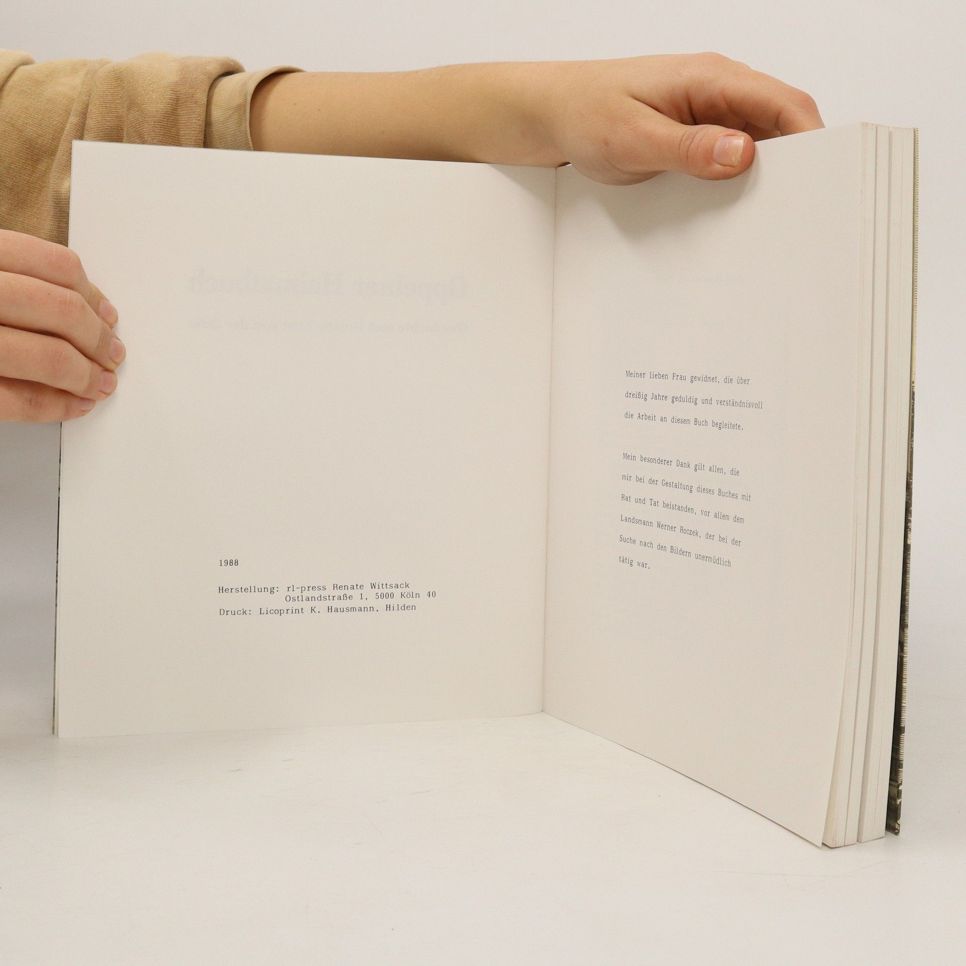 Alfons Landers Oppelner Heimatbuch. Geschichte und Geschichten von der Oder