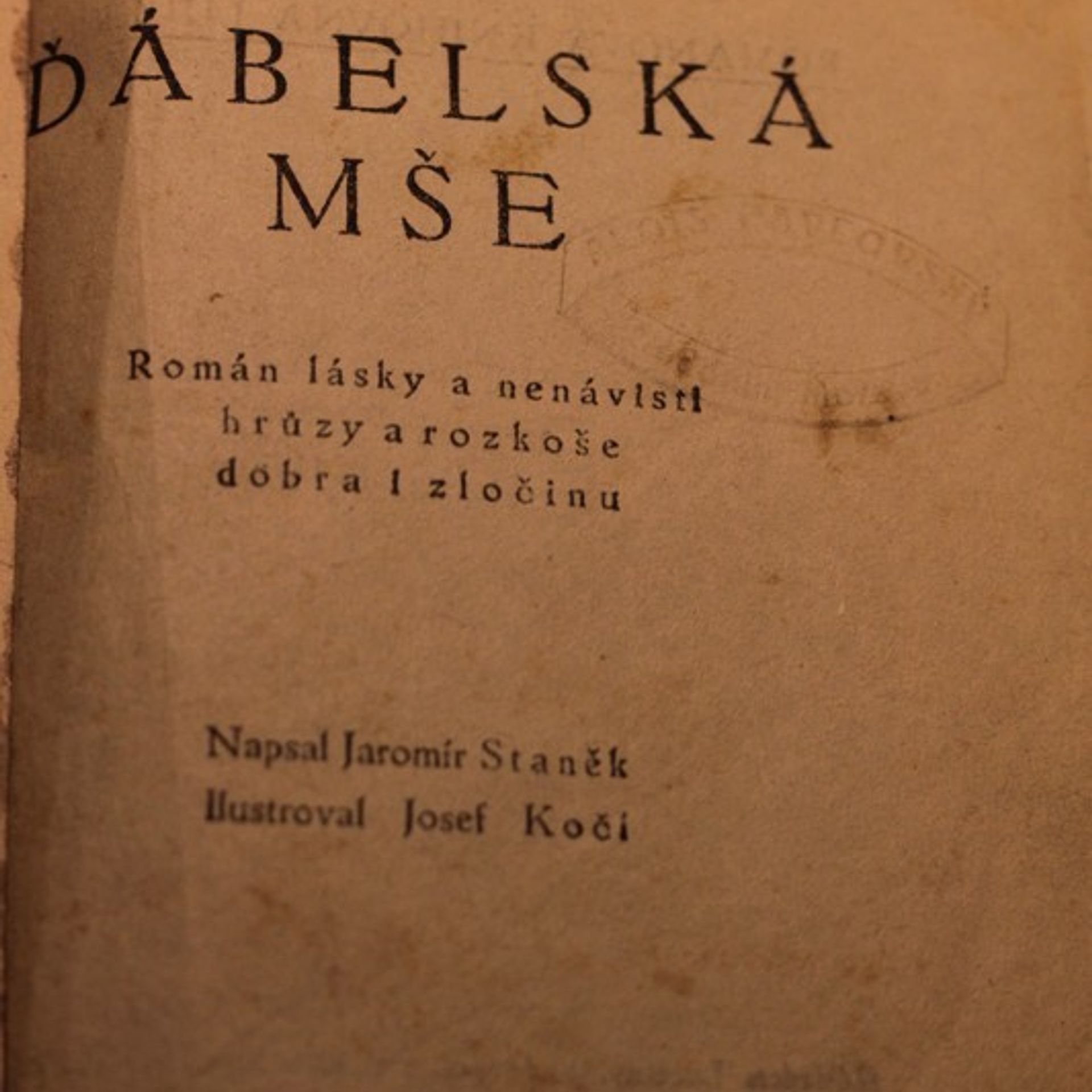 Jaromír Staněk Ďábelská mše