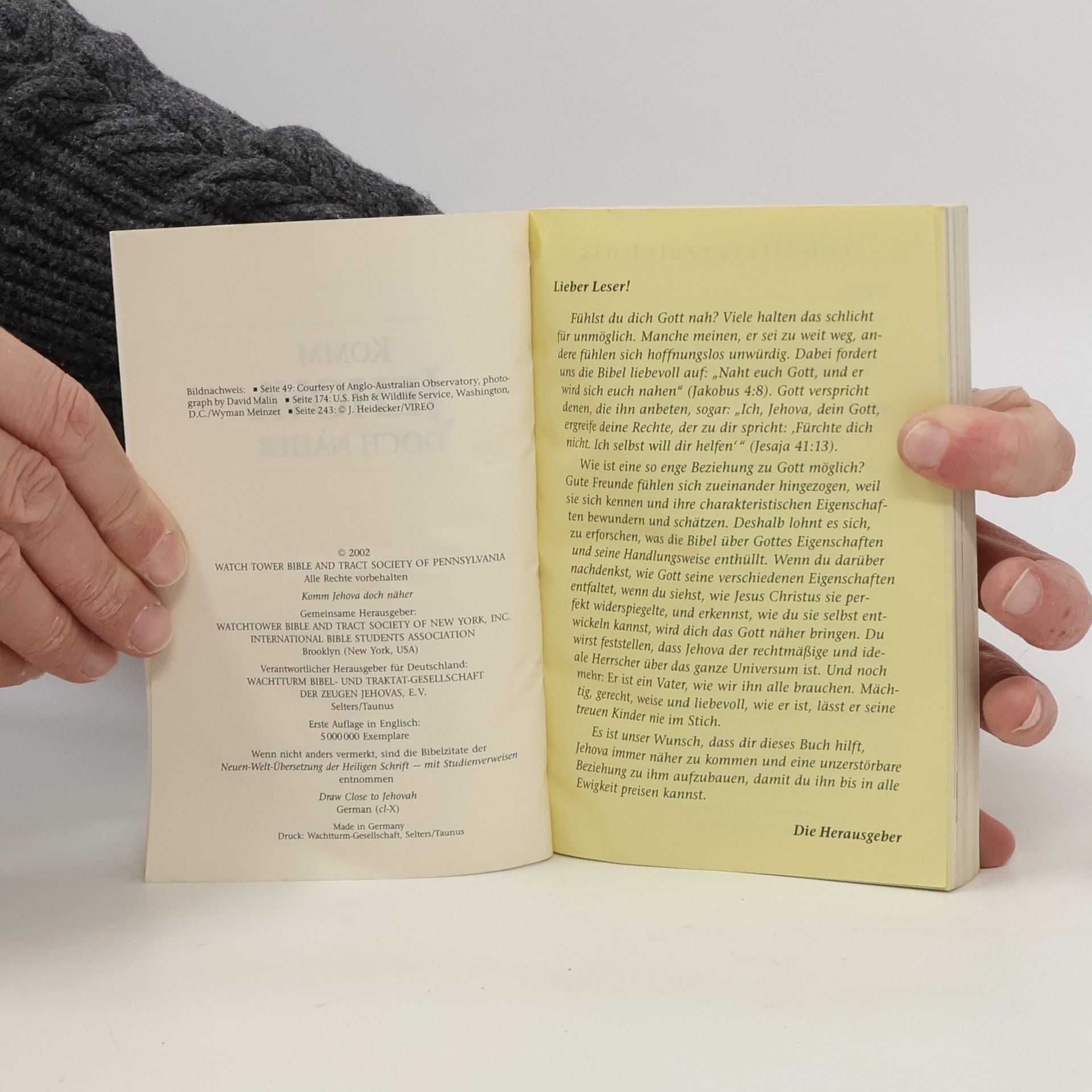 Autores varios Komm Jehova Doch Näher