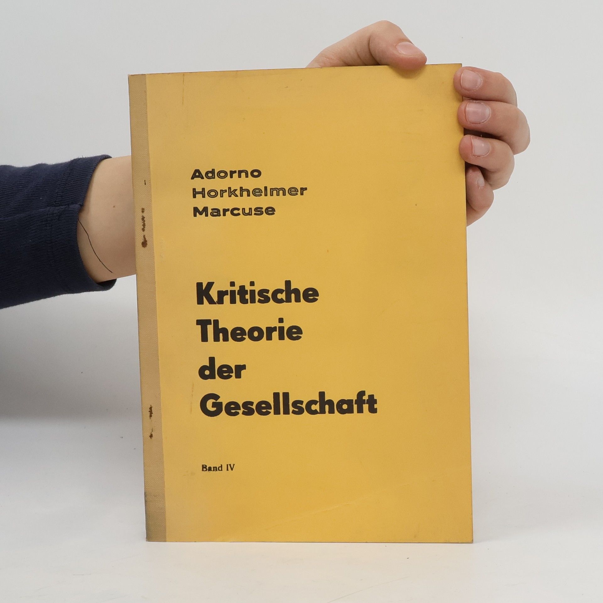 Autorenkollektiv Kritische Theorie der Gesellschaft. Band IV.