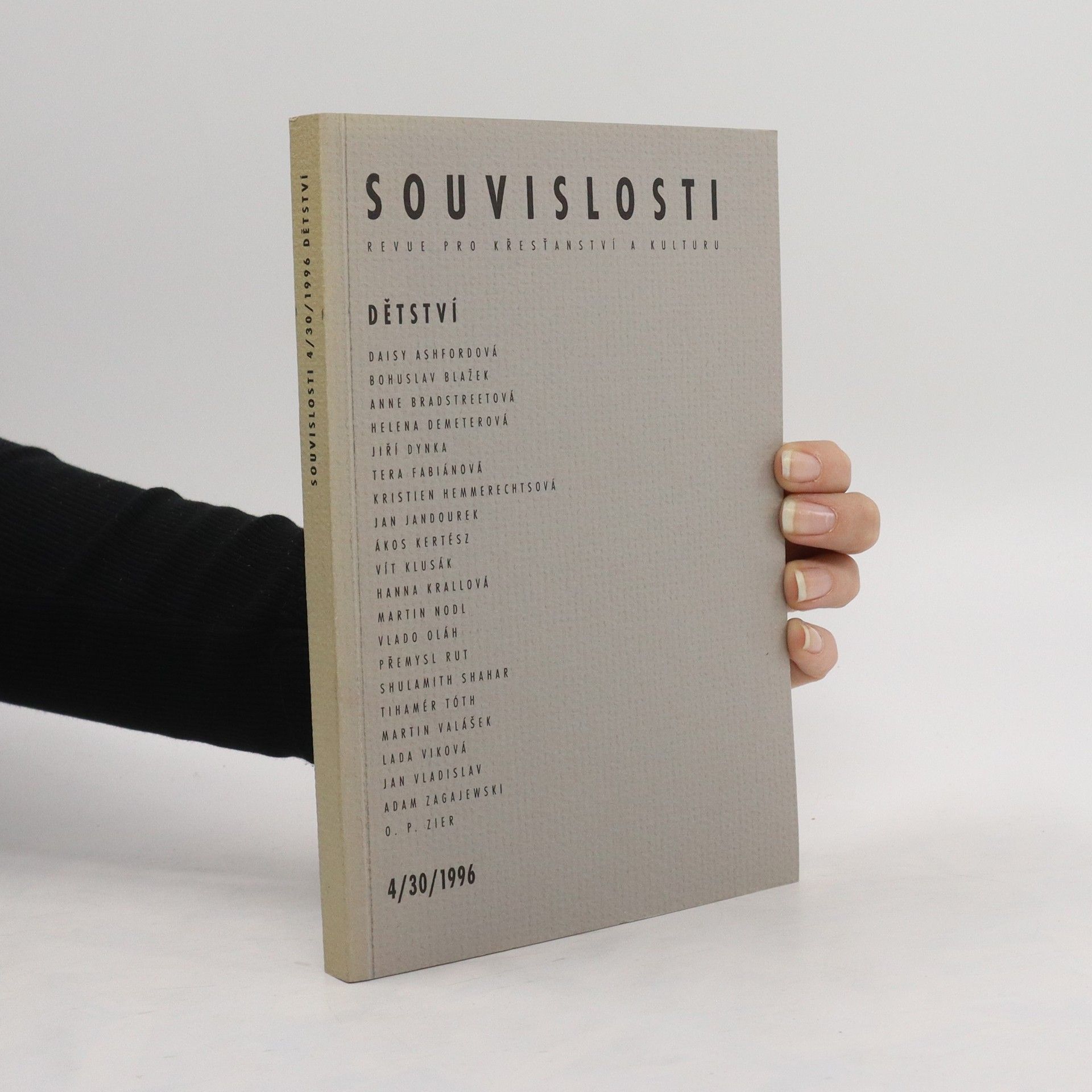 Kolektív autorov Souvislosti 4/30/1996. Dětství