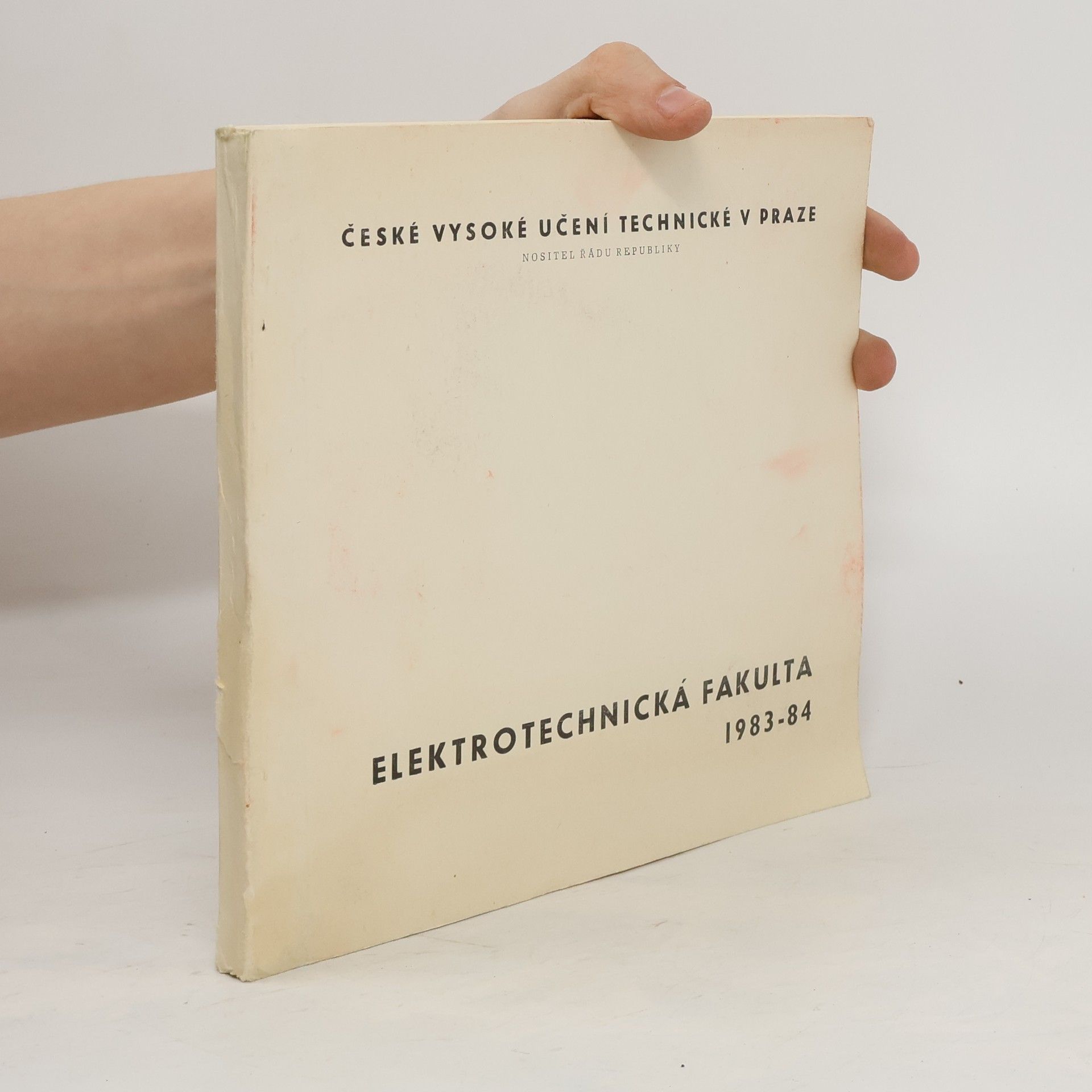 Auteurscollectief ČVUT: Elektrotechnická fakulta 1983-84