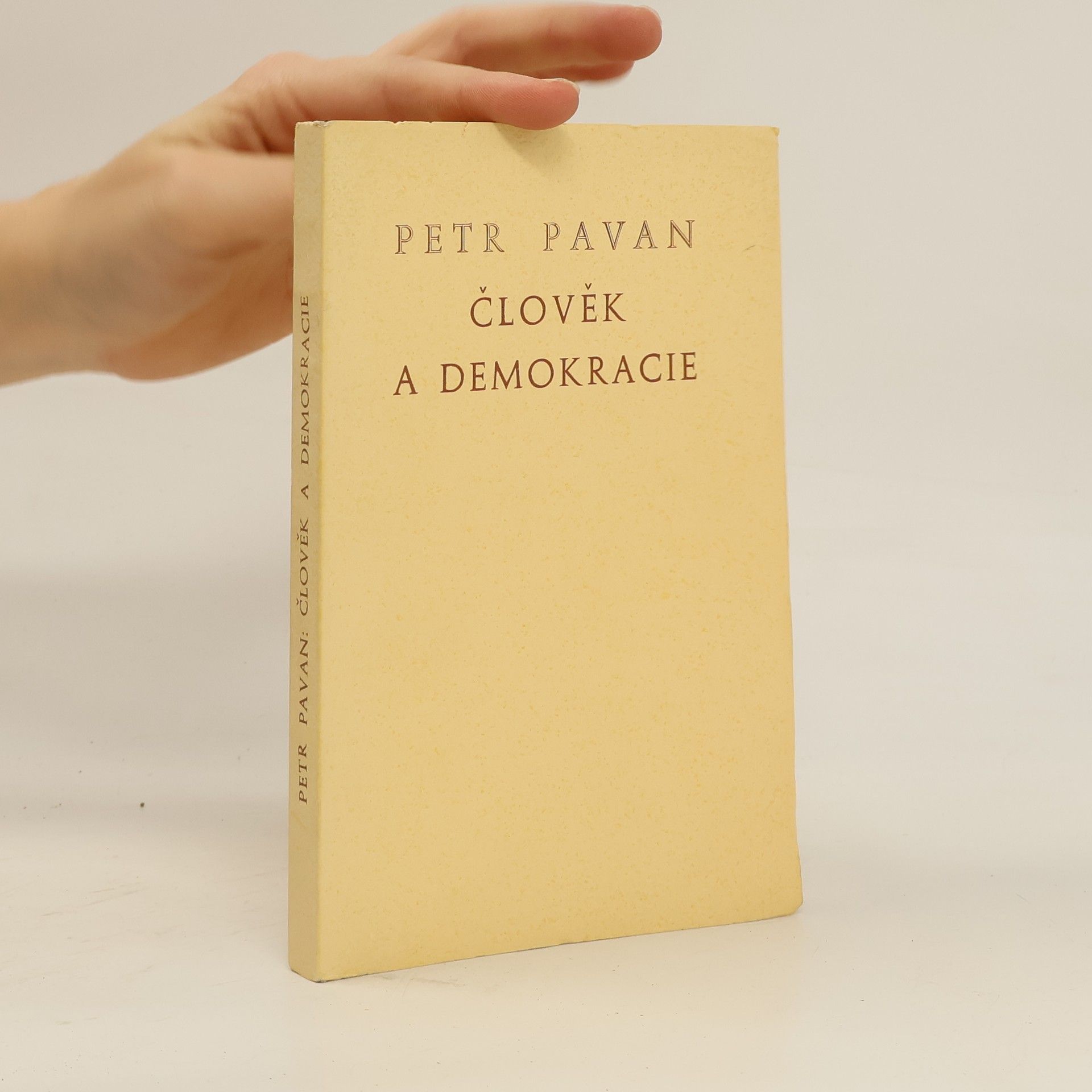 Petr Pavan Člověk a demokracie, 7. svazek