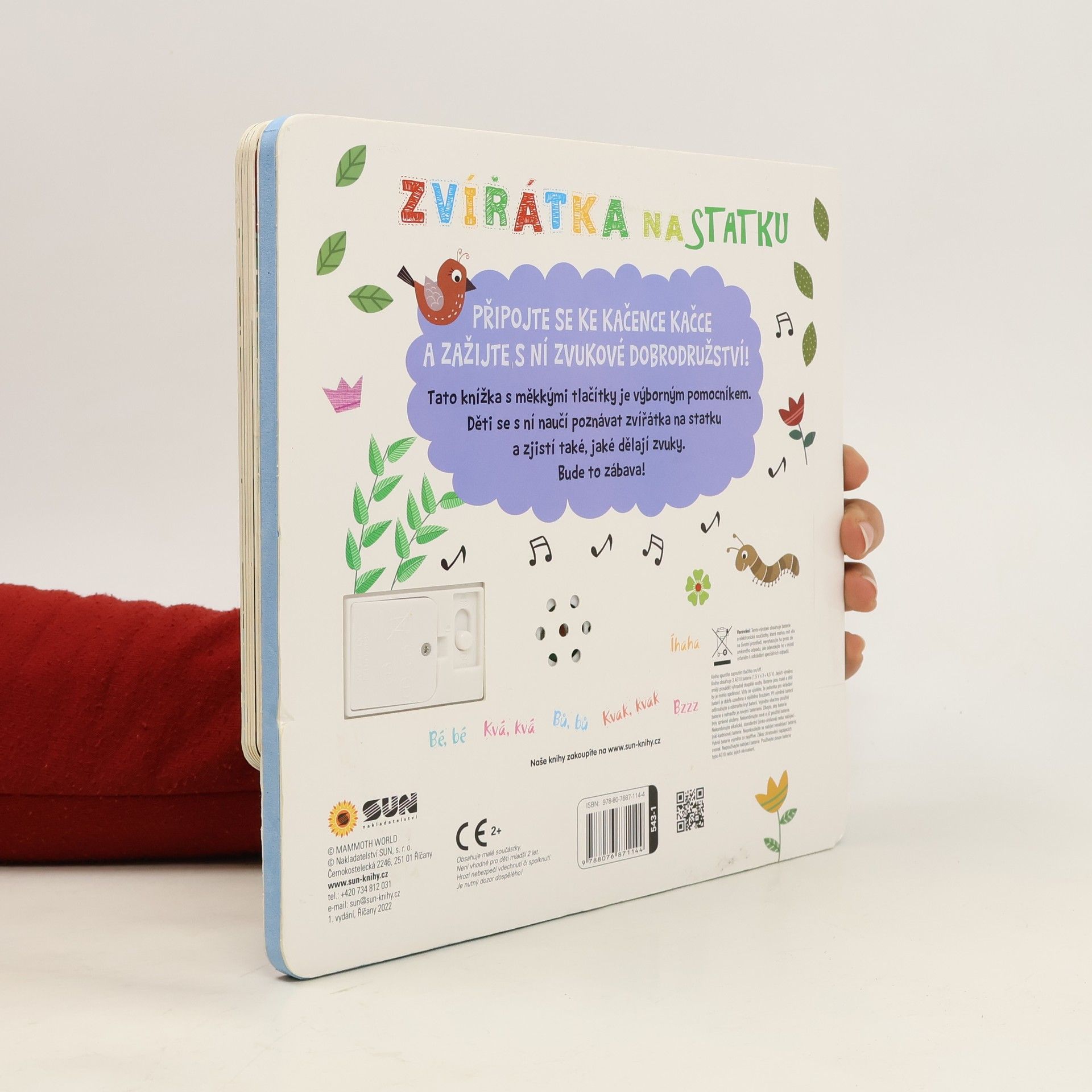 Kolektiv autorů Zvířátka na statku : zvuková knížka s měkkými tlačítky