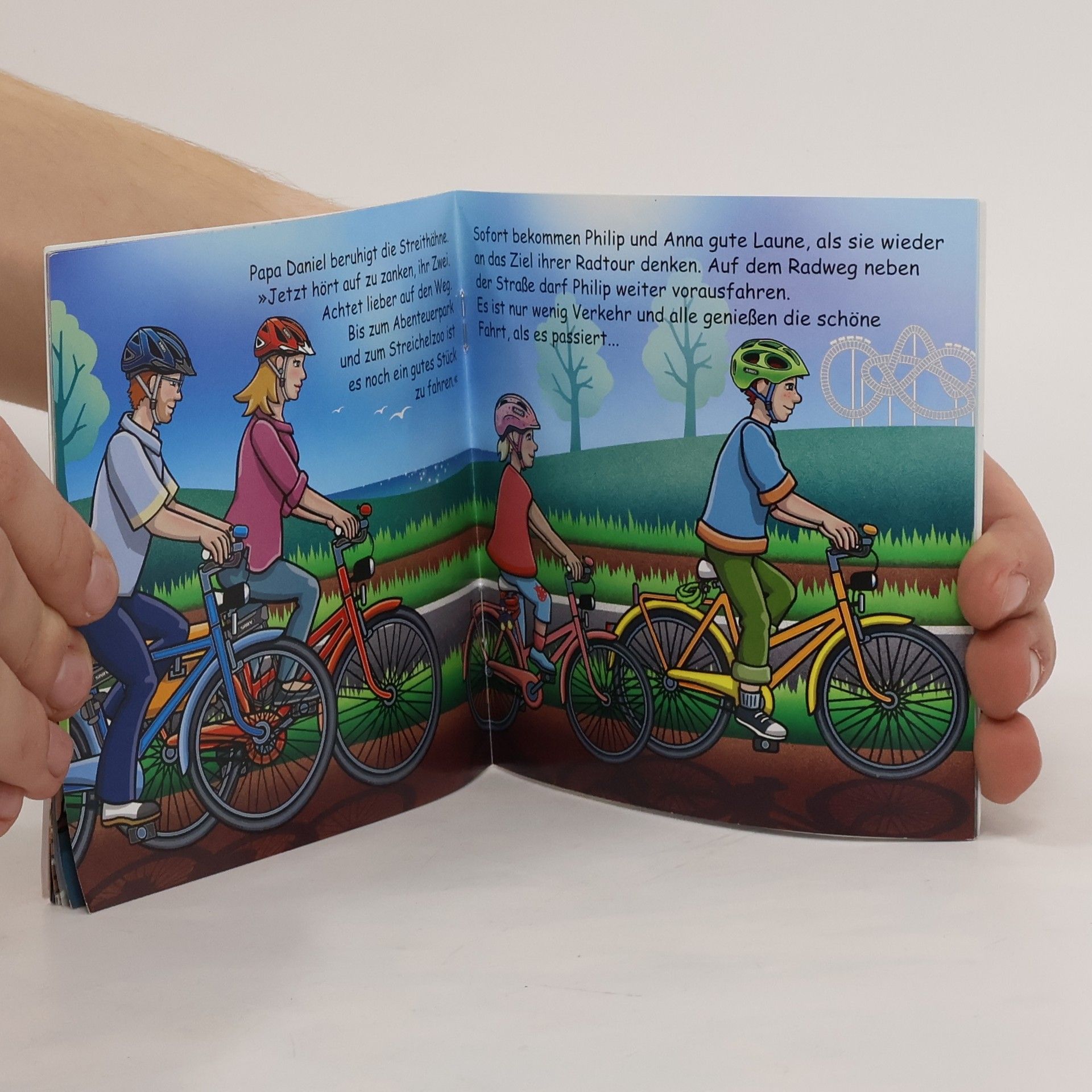 Autorenkollektiv Anna und Philip machen eine Radtour