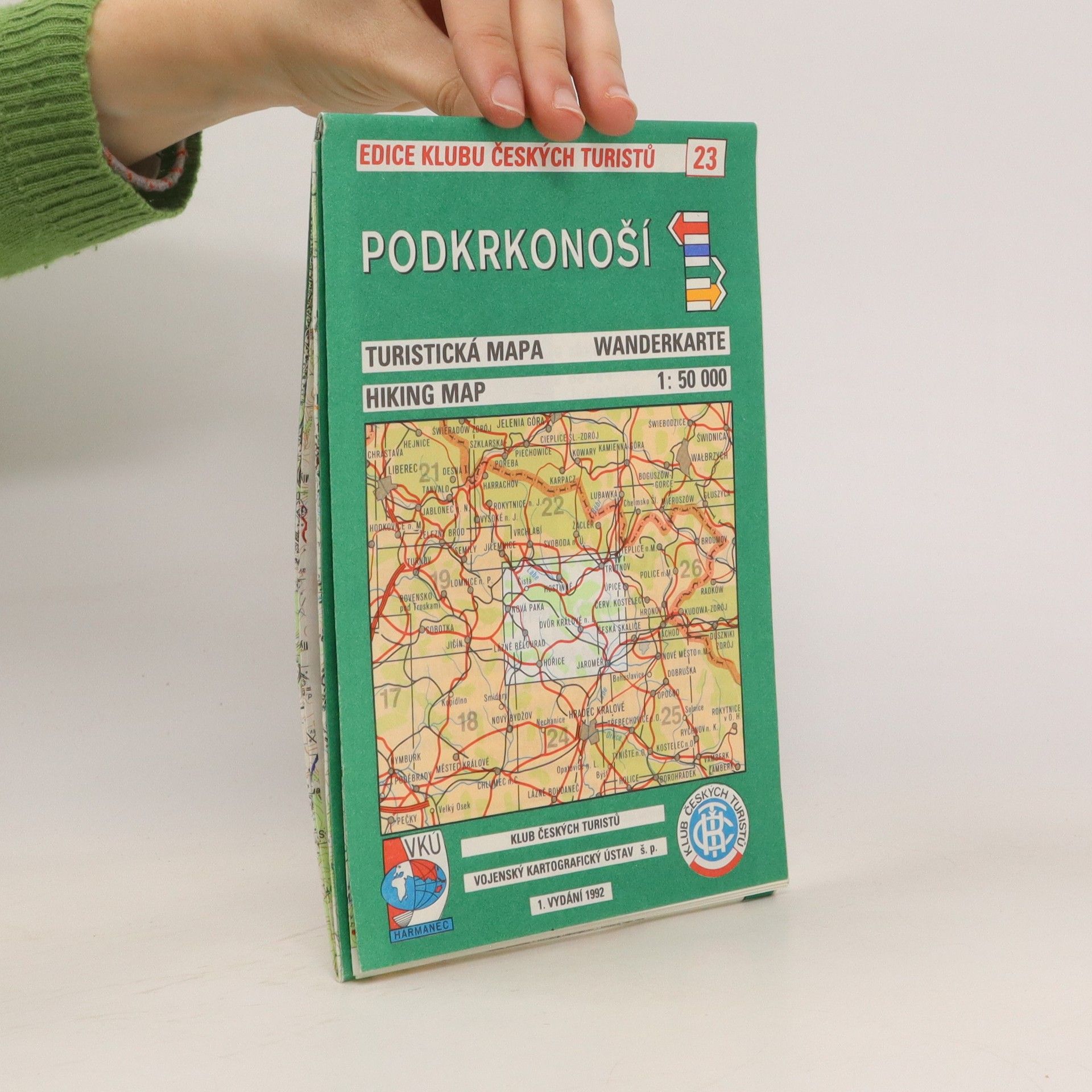 Kolektiv autorů Podkrkonoší. Turistická mapa 1:50 000