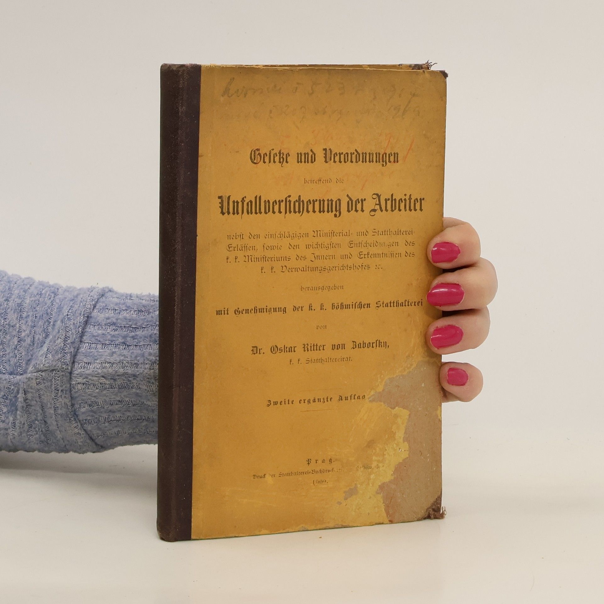 Oskar Ritter Gesetze und Verordnungen bettessend die Unfallversicherung der Arbeiter