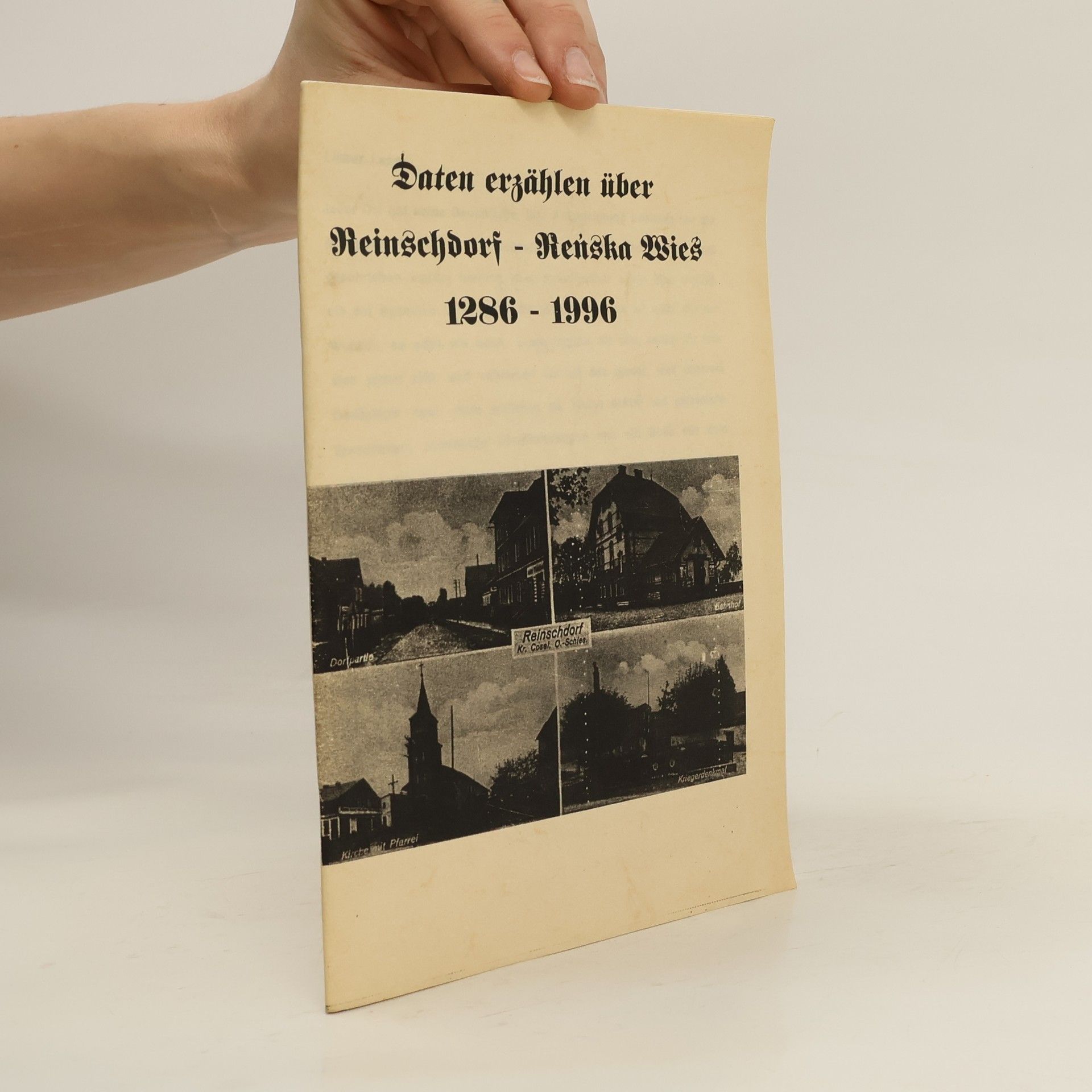 kolektiv Daten erzählen über Reinschdorf - Reńska Wies 1286 - 1996