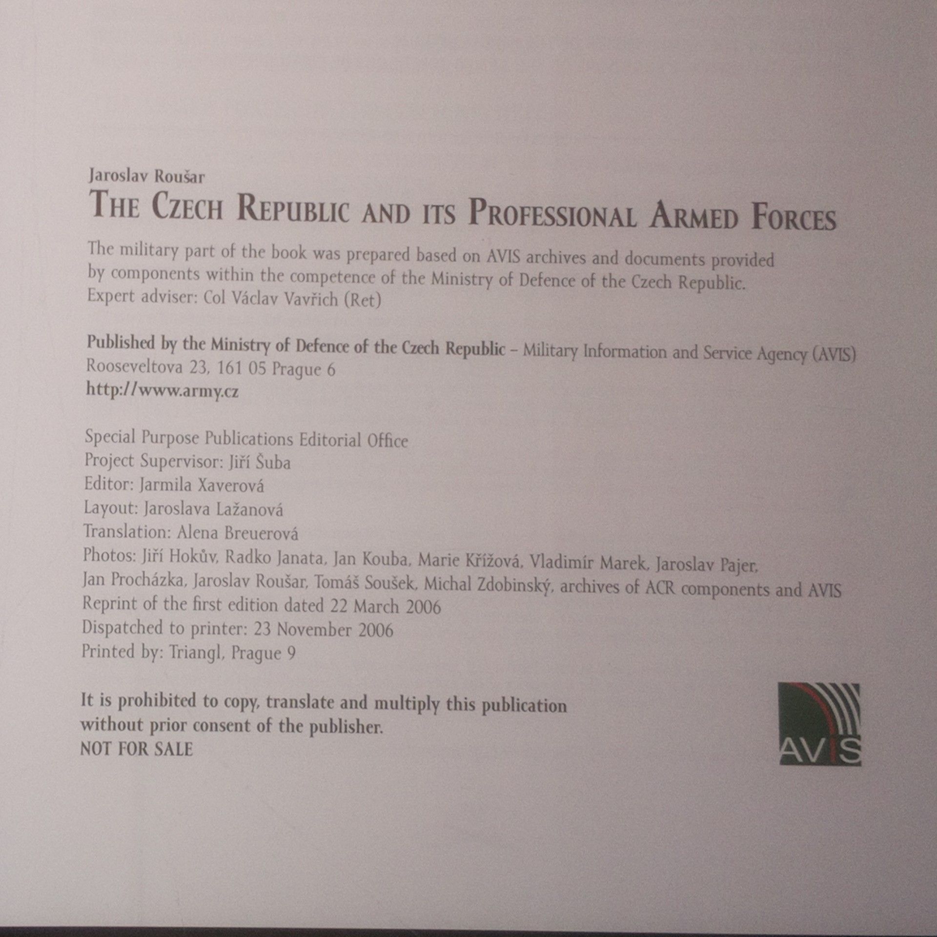 Jaroslav Roušar The Czech Republic and its professional armed forces