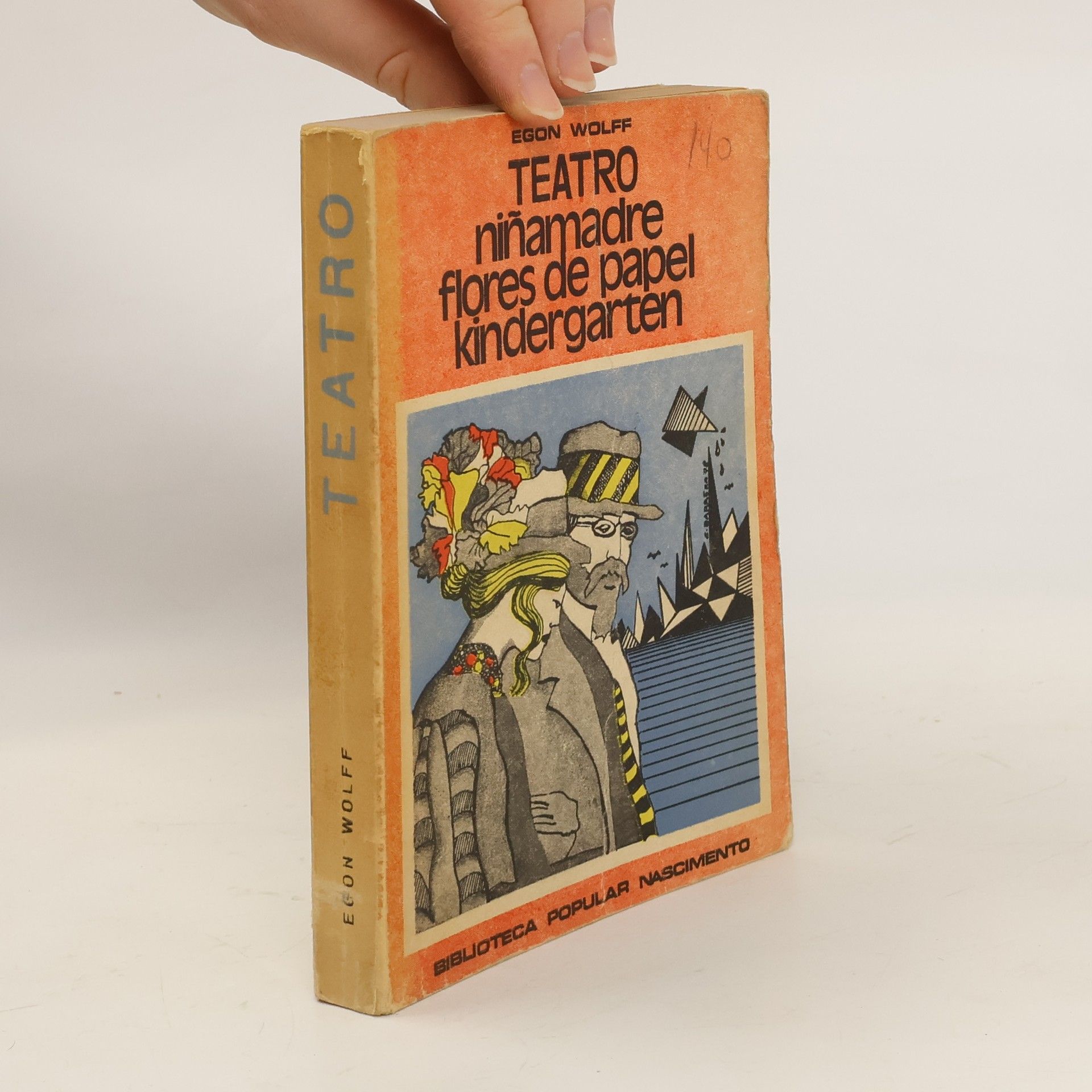 Egon Wolff Teatro. Ninamadre flores de papel kindergarten